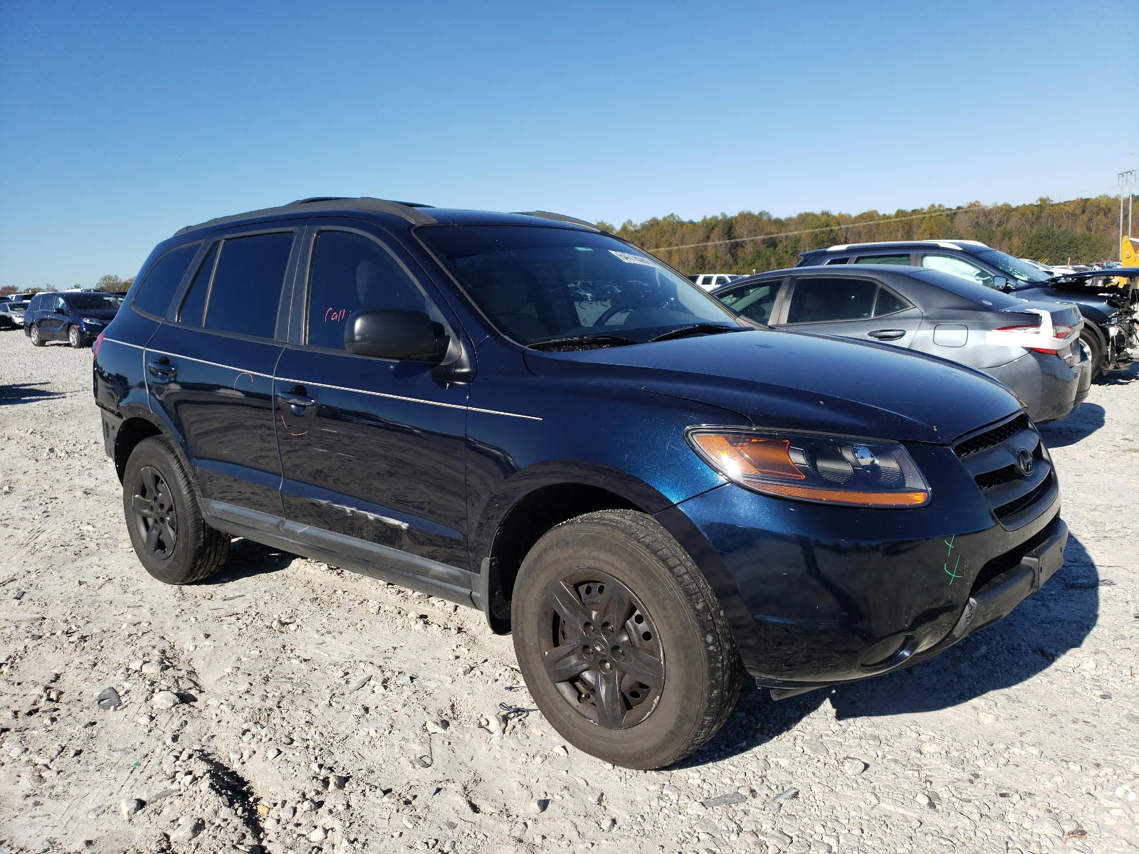 HYUNDAI SANTA FE G 2009 with VIN 5NMSG73D49H327784 - Photo from auction