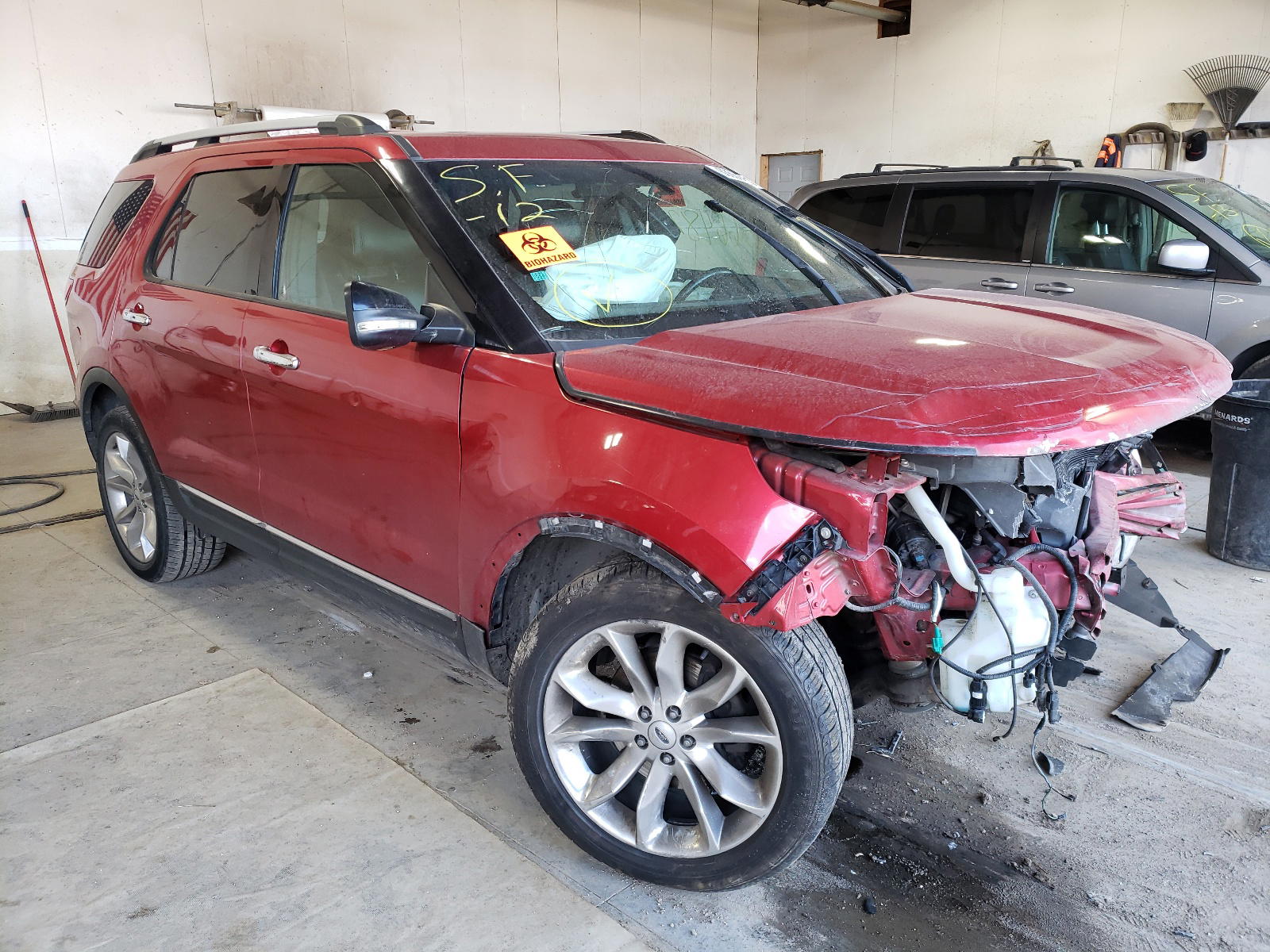 FORD EXPLORER X 2012 with VIN 1FMHK8D88CGA49661 - Photo from auction