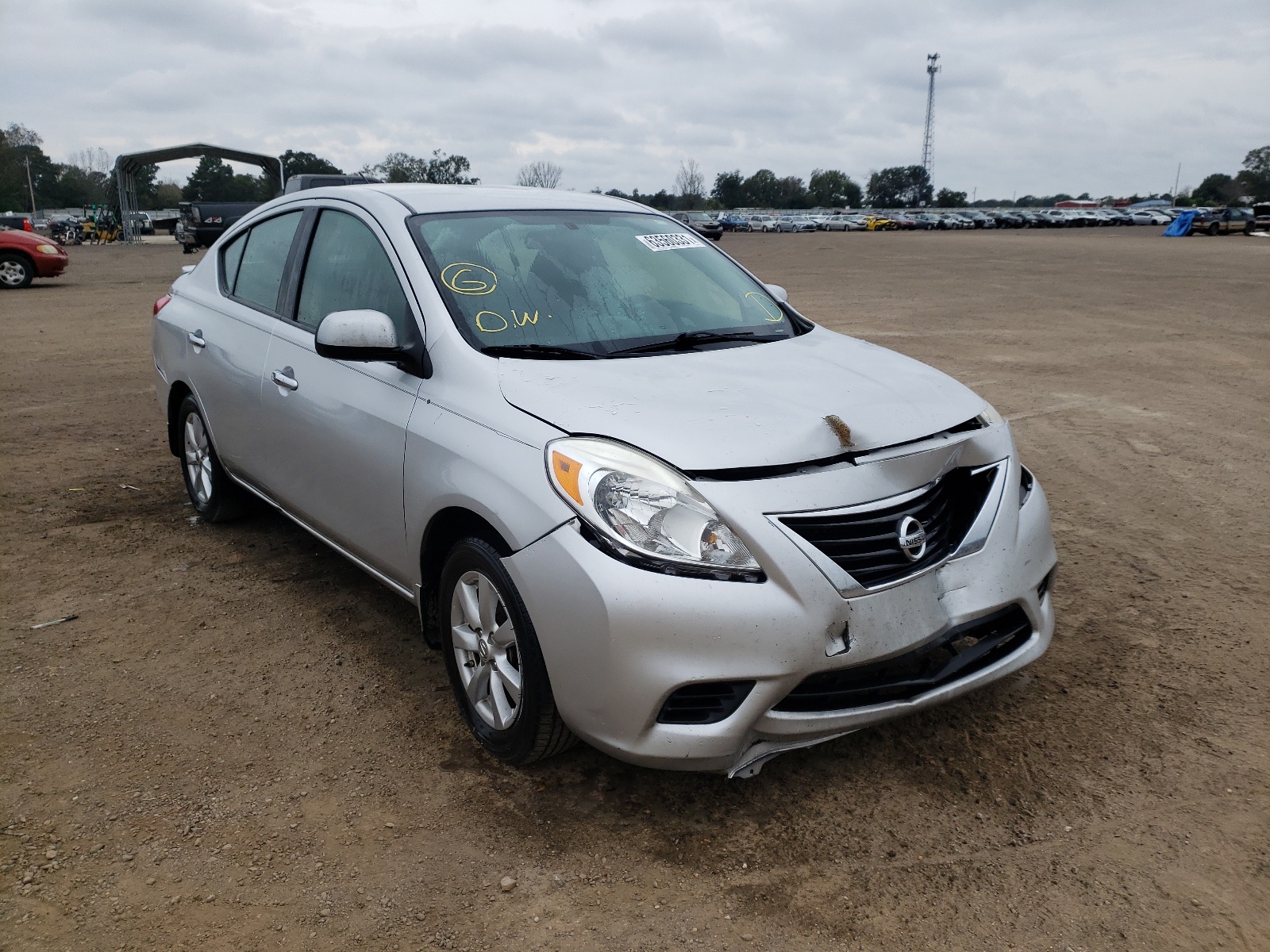 NISSAN VERSA S 2014 with VIN 3N1CN7APXEL848421 - Photo from auction