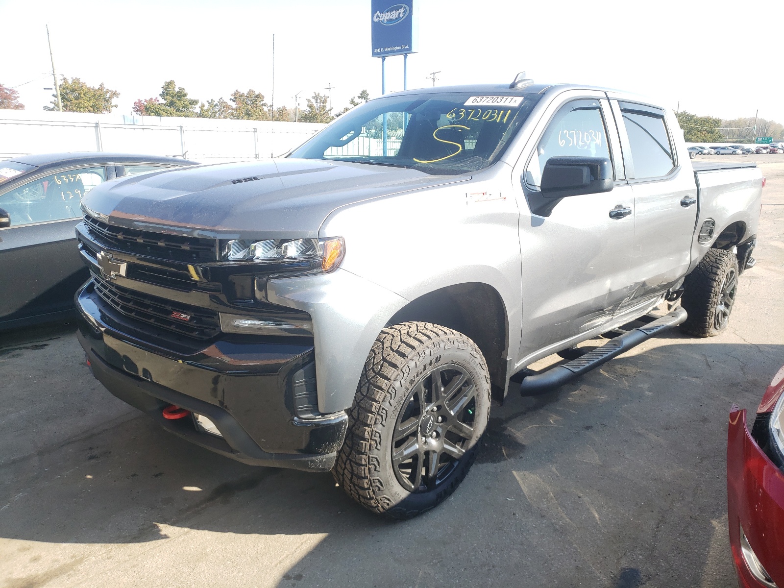 Photo 15 from auction – 2021 CHEVROLET SILVERADO with VIN 1GCPYFEL7MZ412673