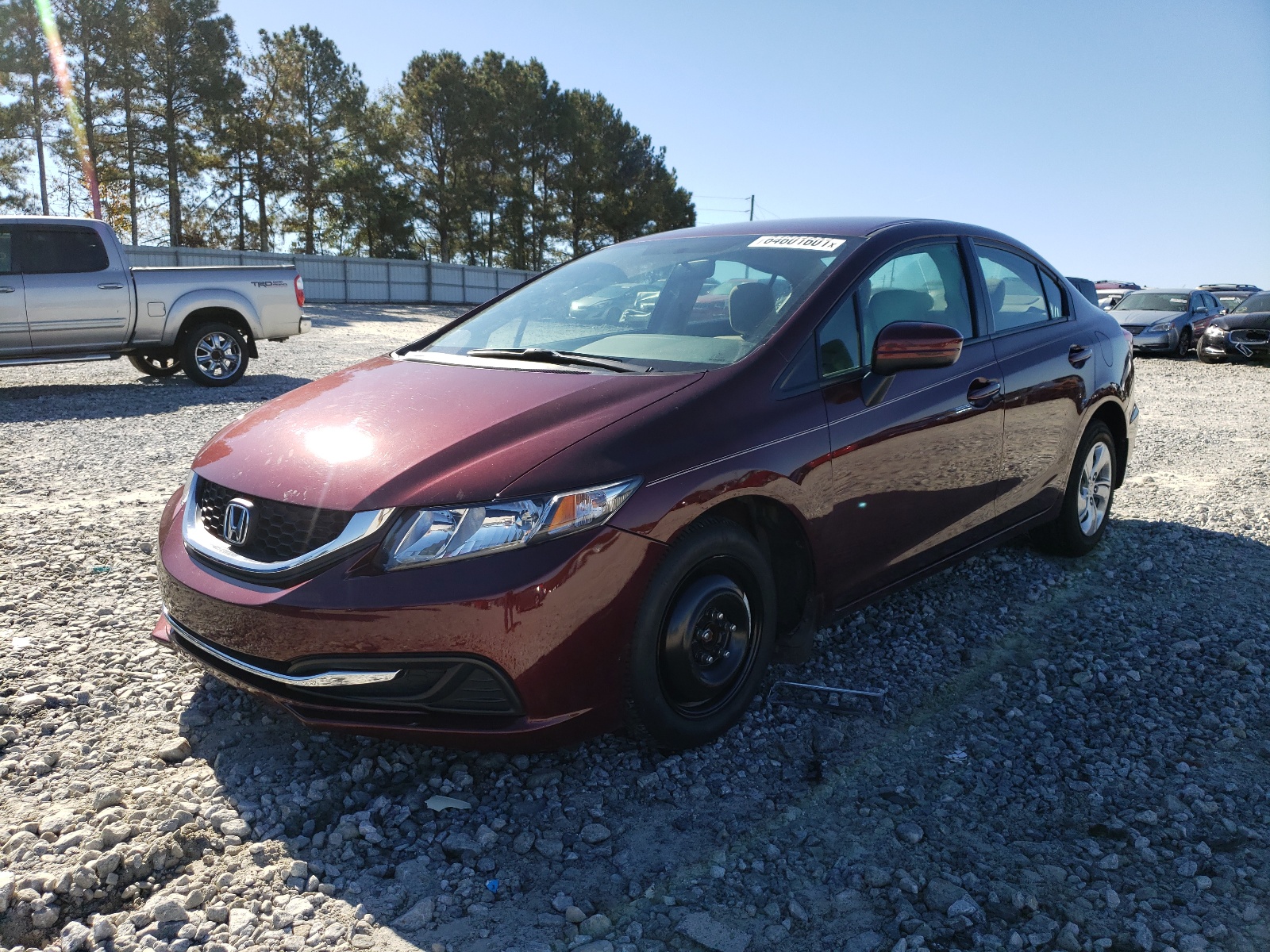 Zdjęcie 2 z aukcji – 2015 HONDA CIVIC LX z VIN 19XFB2F53FE116151