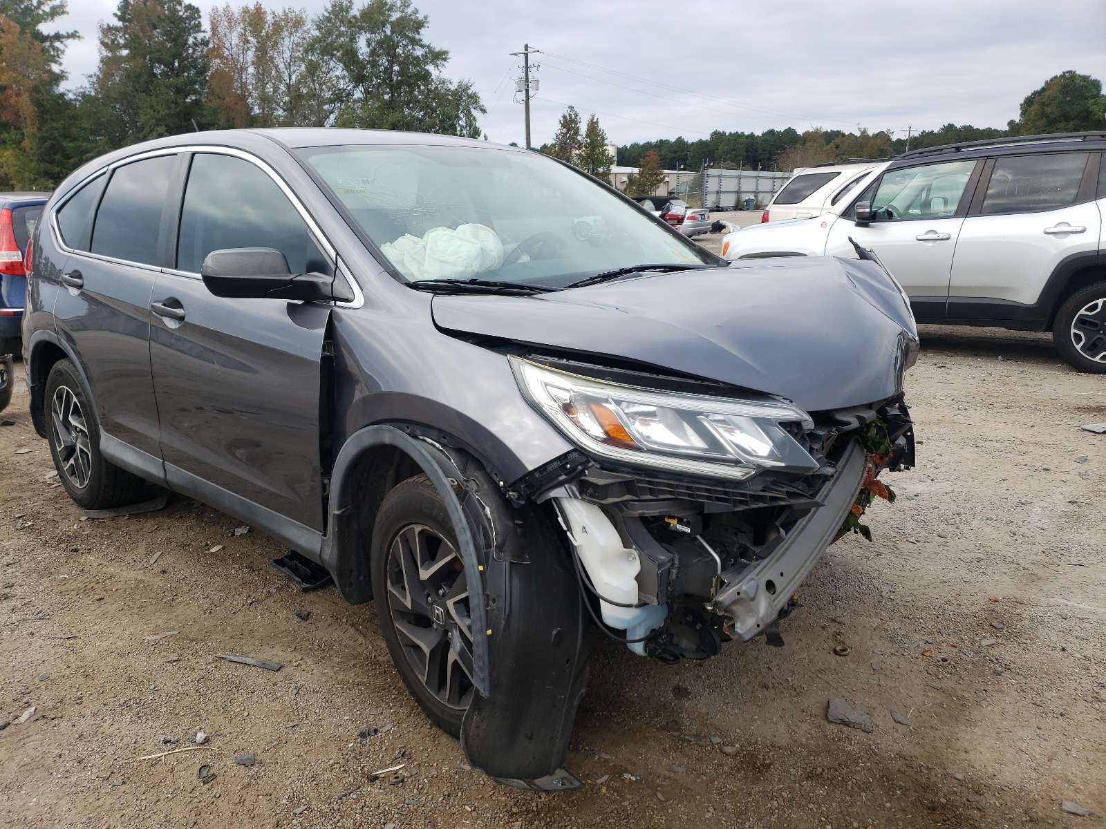 Photo 1 from auction – 2016 HONDA CR-V SE with VIN 2HKRM3H42GH542508