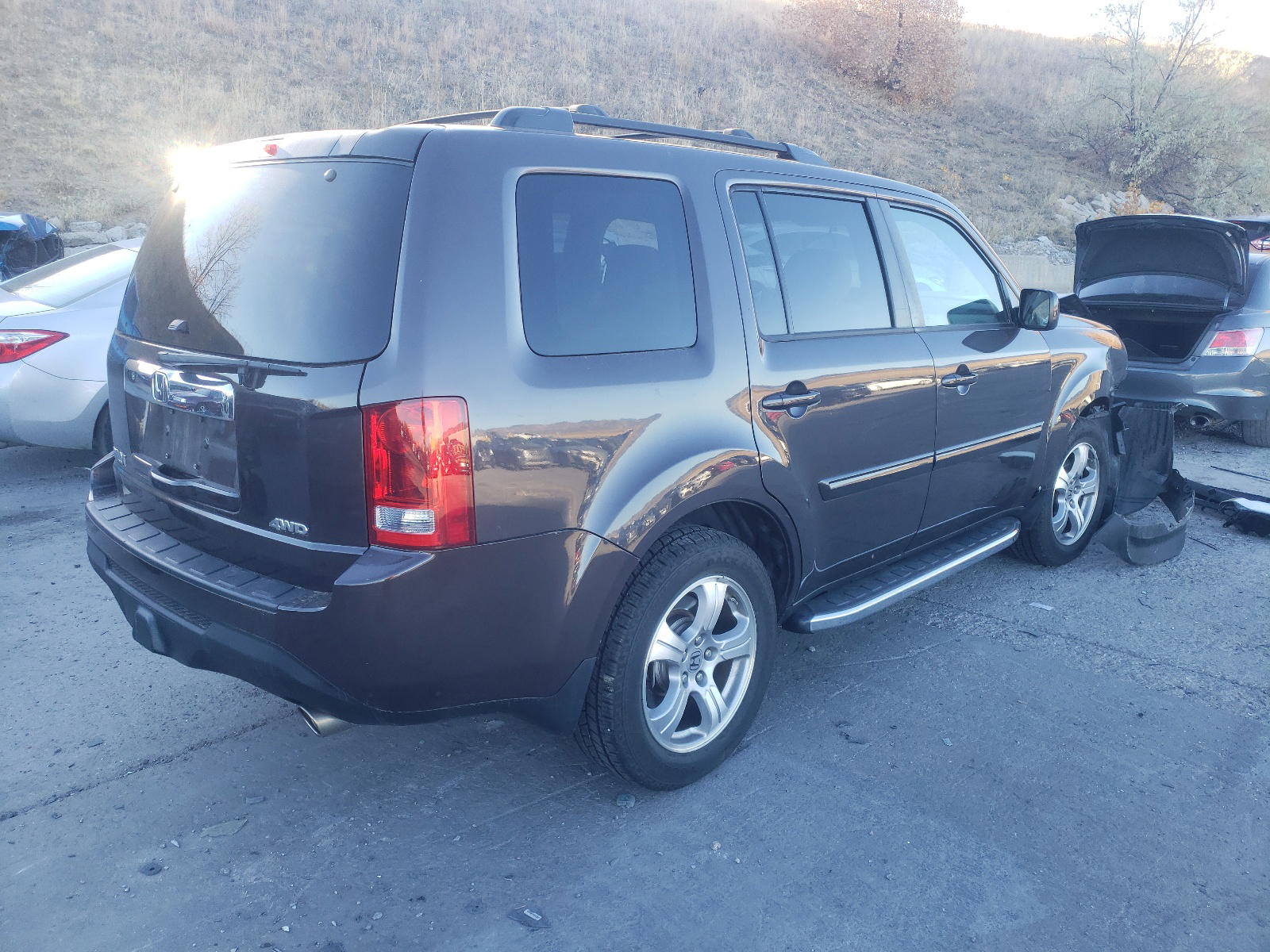 Photo 4 from auction – 2013 HONDA PILOT EX with VIN 5FNYF4H47DB005266