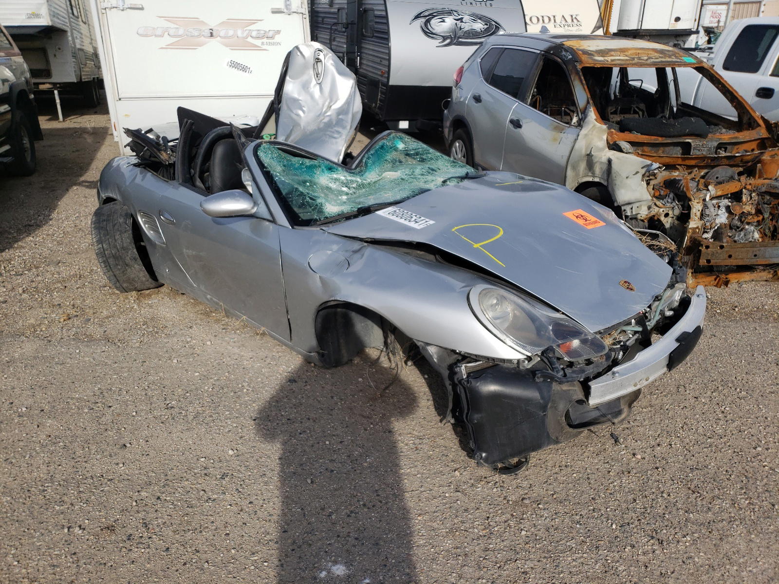 PORSCHE BOXSTER 2004 with VIN WP0CA29824U620149 - Photo from auction