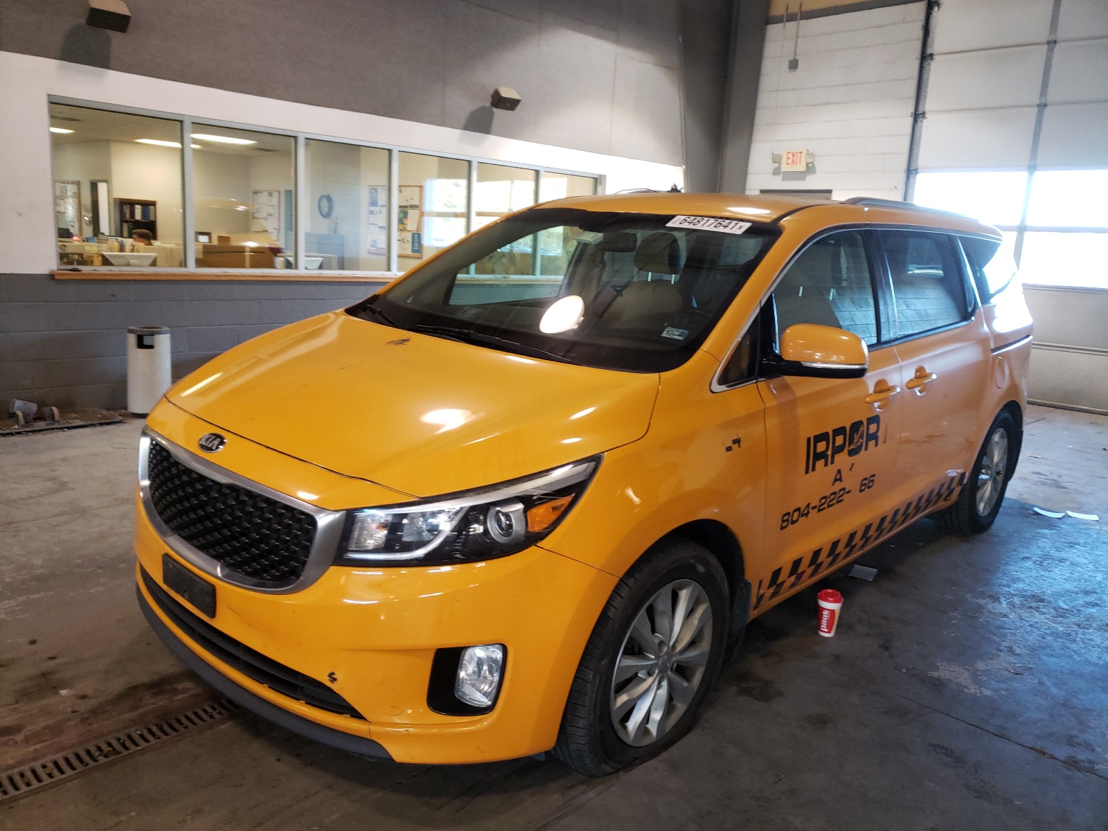 Photo 2 from auction – 2016 KIA SEDONA EX with VIN KNDMC5C16G6159221