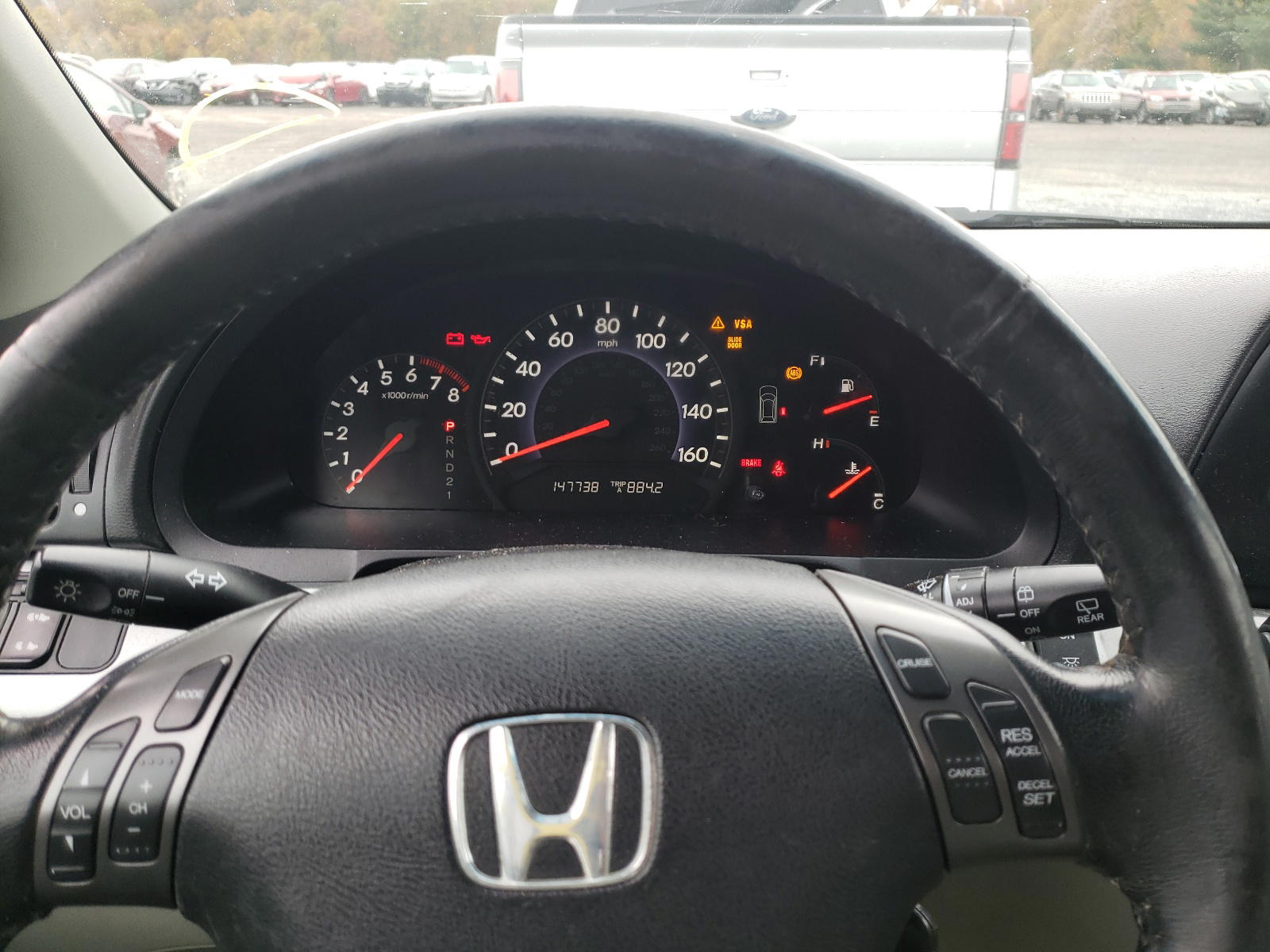 Photo 8 from auction – 2008 HONDA ODYSSEY EX with VIN 5FNRL38618B034776