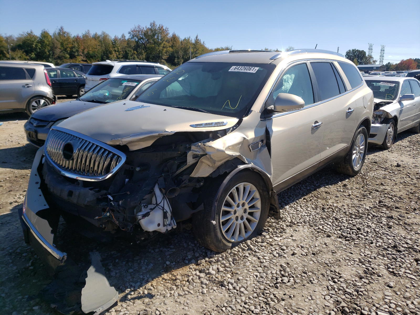 Photo 2 from auction – 2011 BUICK ENCLAVE CX with VIN 5GAKRCED3BJ242758