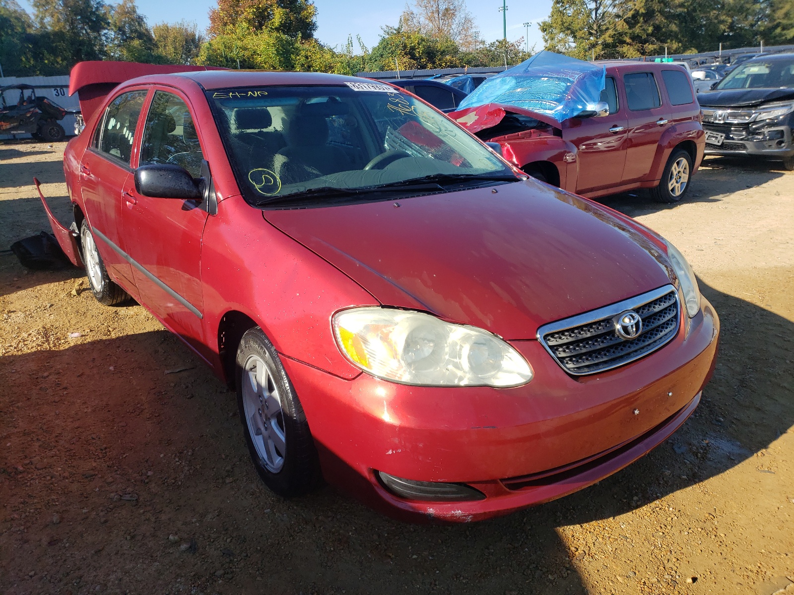 TOYOTA COROLLA CE 2007 with VIN 1NXBR32E87Z767683 - Photo from auction