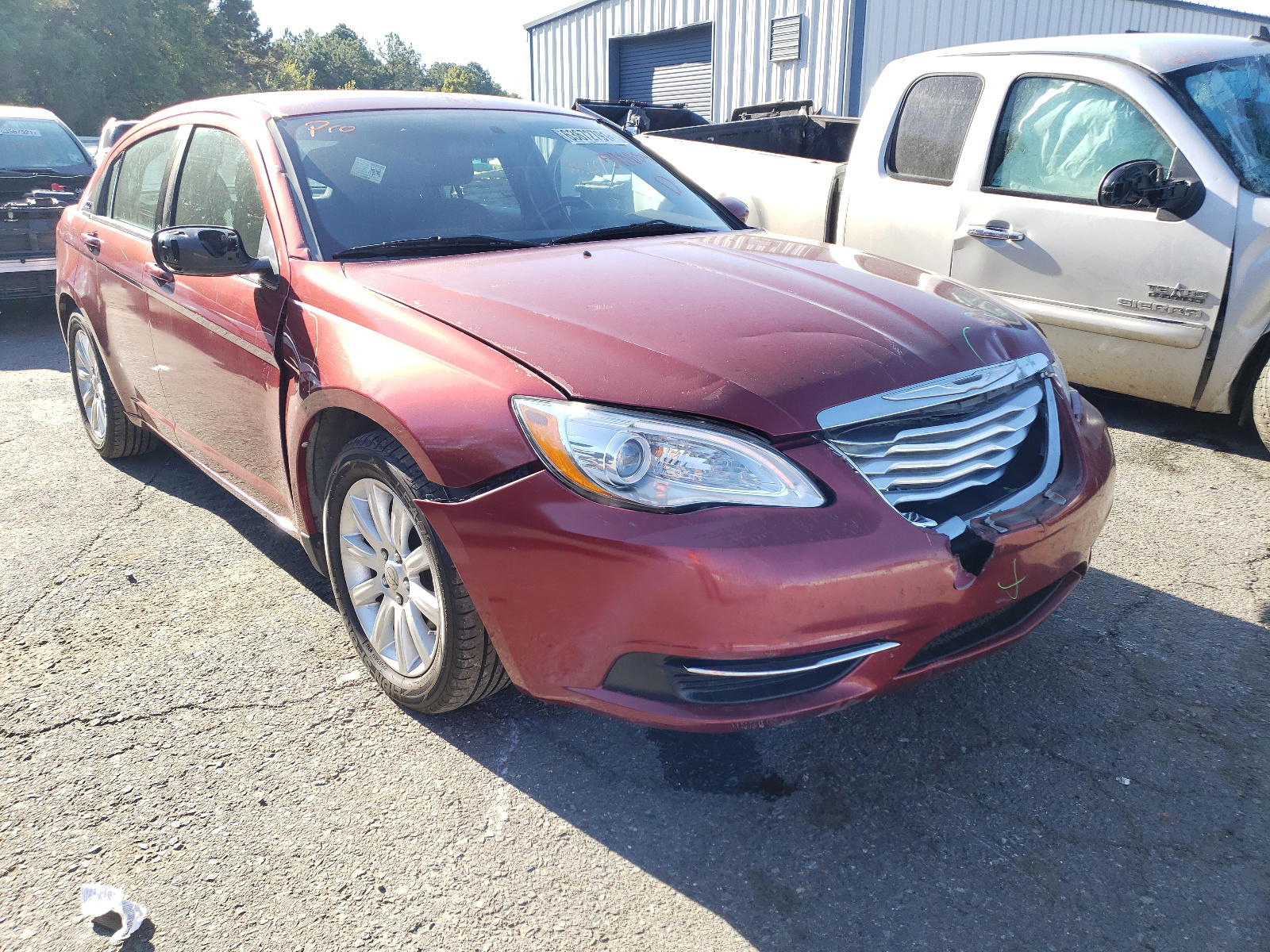 CHRYSLER 200 TOURIN 2013 with VIN 1C3CCBBB3DN593834 - Photo from auction