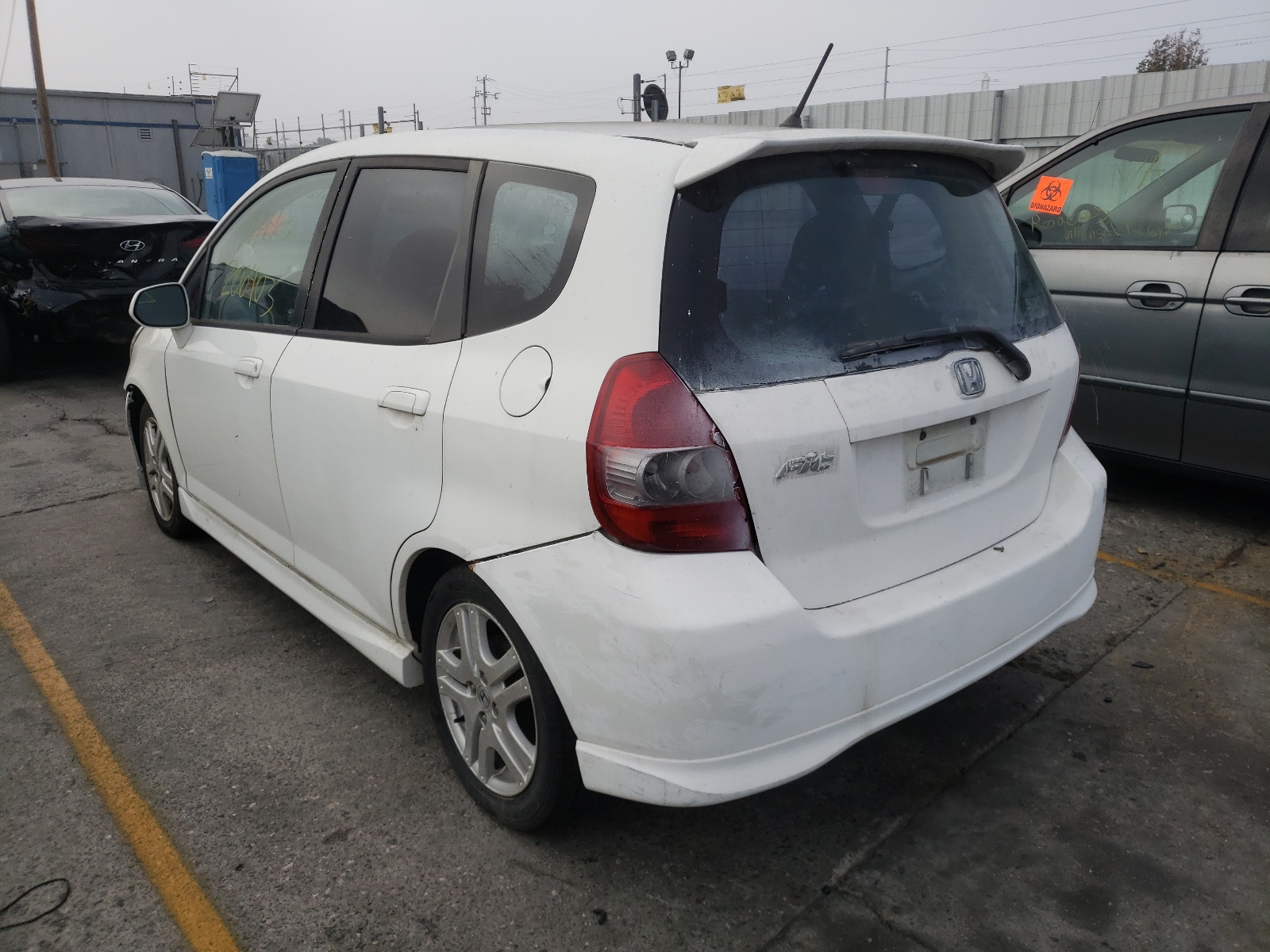 Photo 3 from auction – 2007 HONDA FIT S with VIN JHMGD38647S049762
