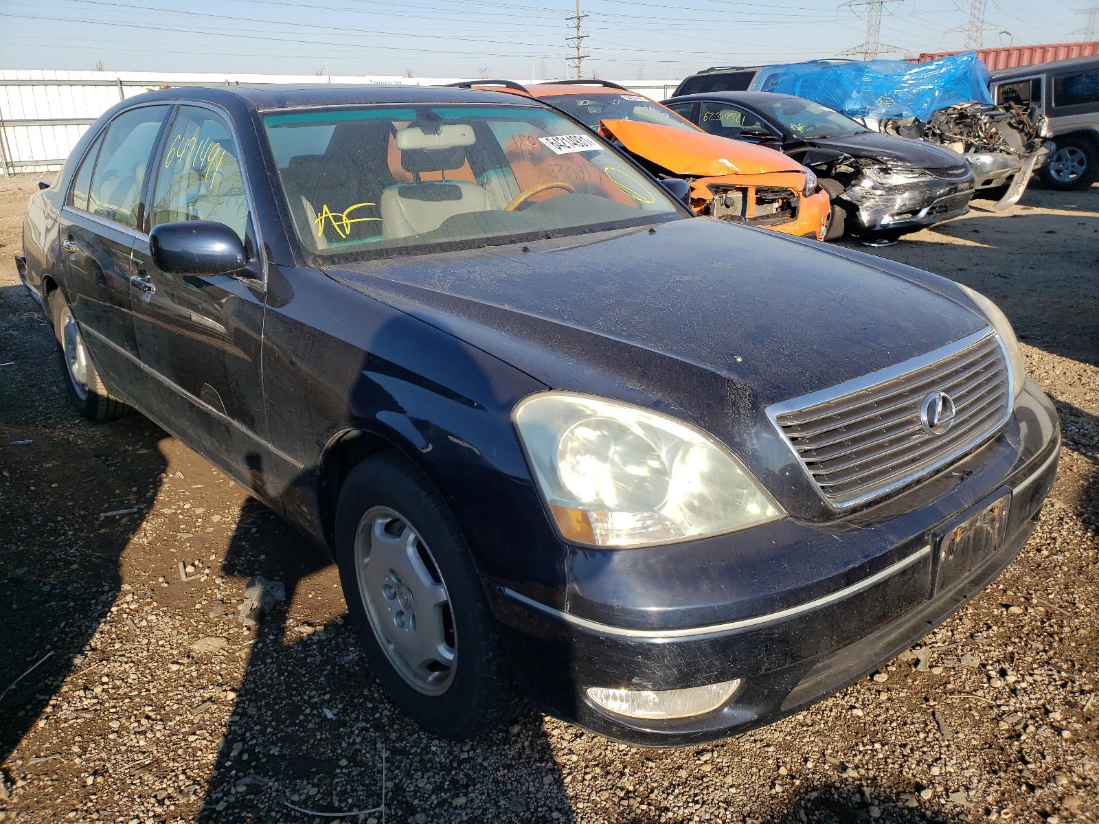 LEXUS LS 430 2002 with VIN JTHBN30F920091206 - Photo from auction