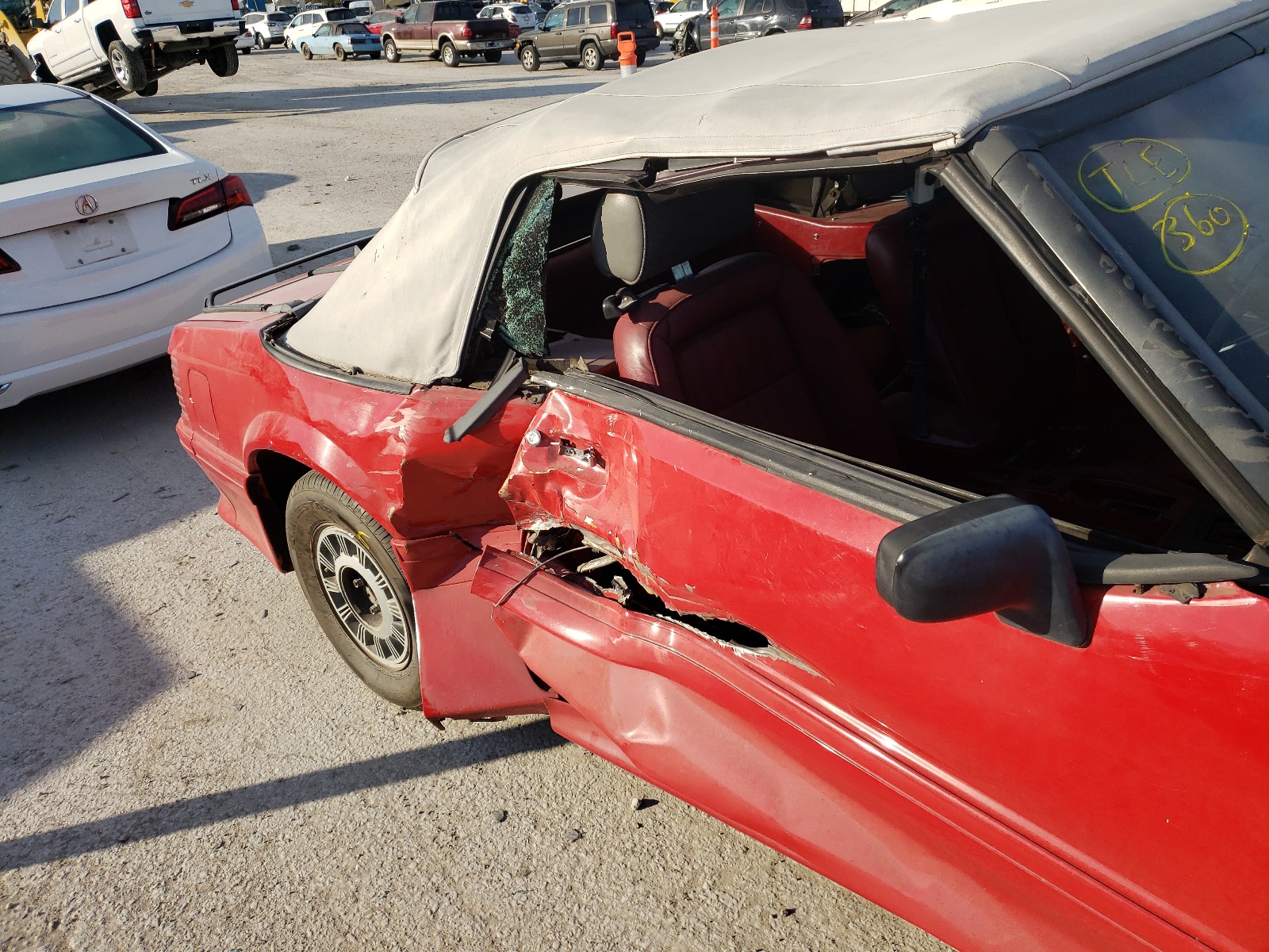 Photo 9 from auction – 1990 FORD MUSTANG GT with VIN 1FACP45E4LF217840