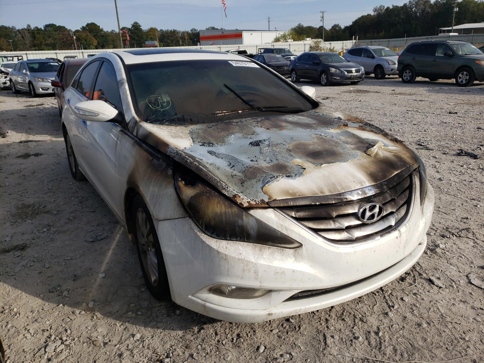 HYUNDAI SONATA SE 2011 with VIN 5NPEC4AC5BH009019 - Photo from auction