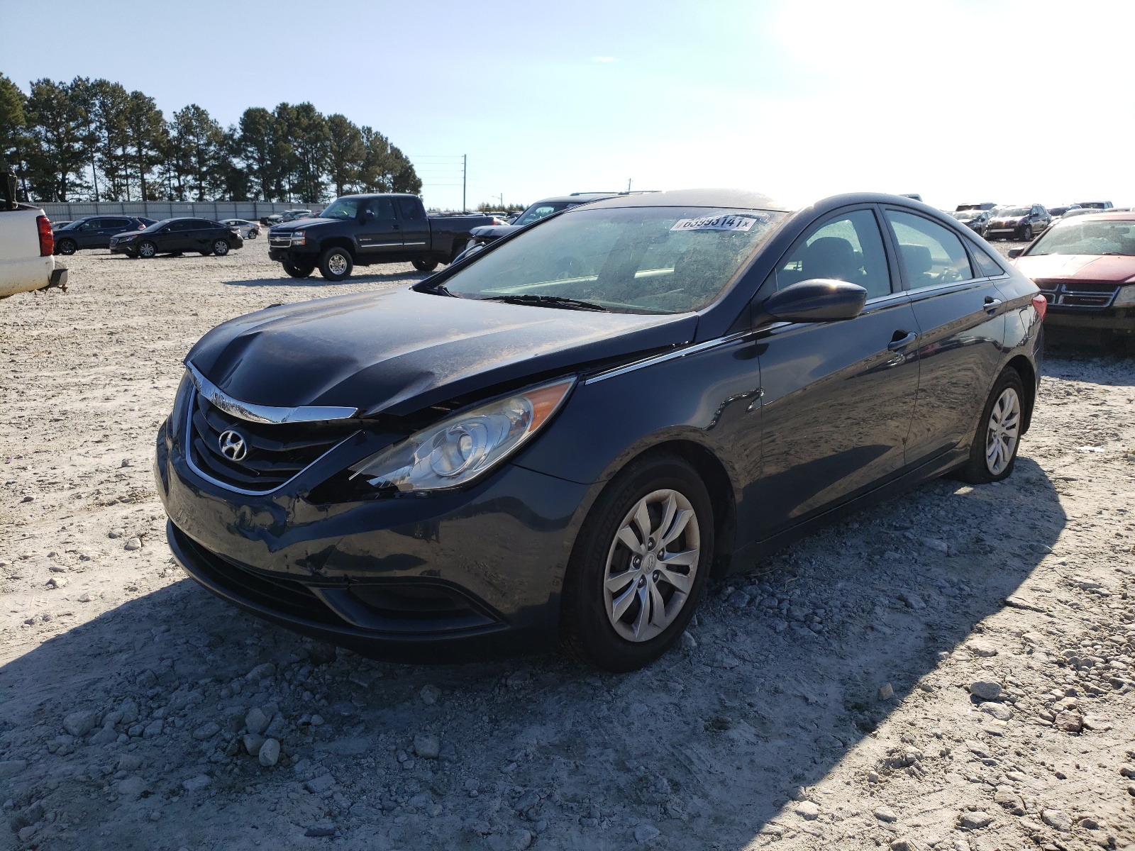 Photo 2 from auction – 2011 HYUNDAI SONATA GLS with VIN 5NPEB4AC8BH125981