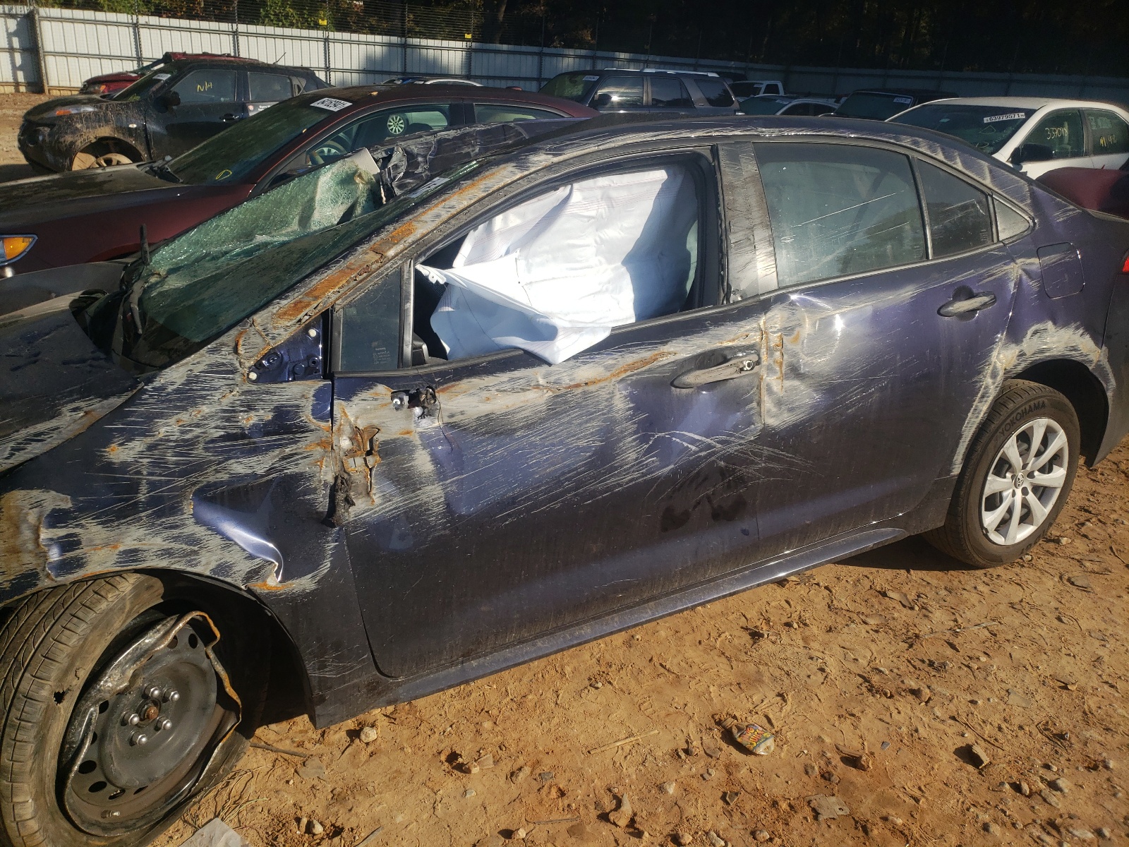 Photo 10 from auction – 2021 TOYOTA COROLLA LE with VIN JTDEPMAE5MJ165920