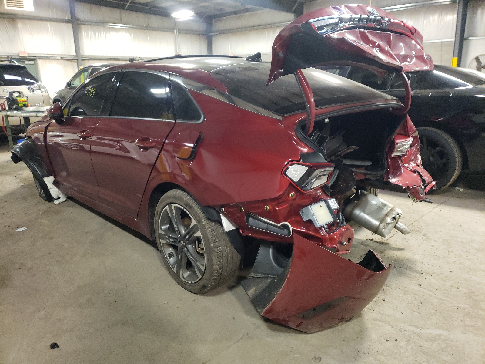 Photo 3 from auction – 2021 KIA K5 EX with VIN 5XXG34J27MG033708