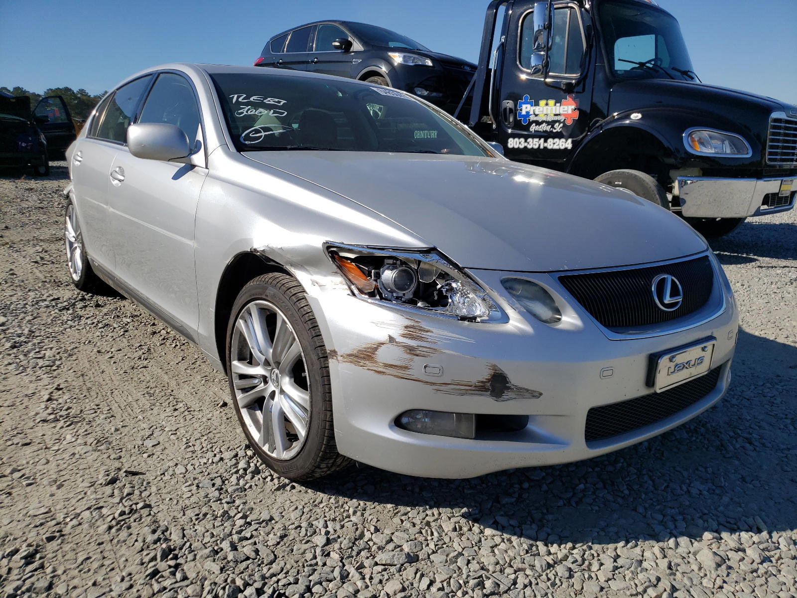 LEXUS GS 450H 2007 with VIN JTHBC96SX75002184 - Photo from auction