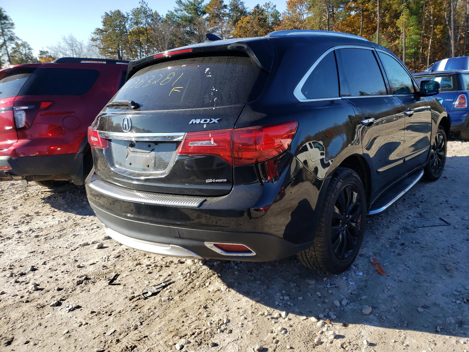 Photo 4 from auction – 2014 ACURA MDX TECHNO with VIN 5FRYD4H45EB009726