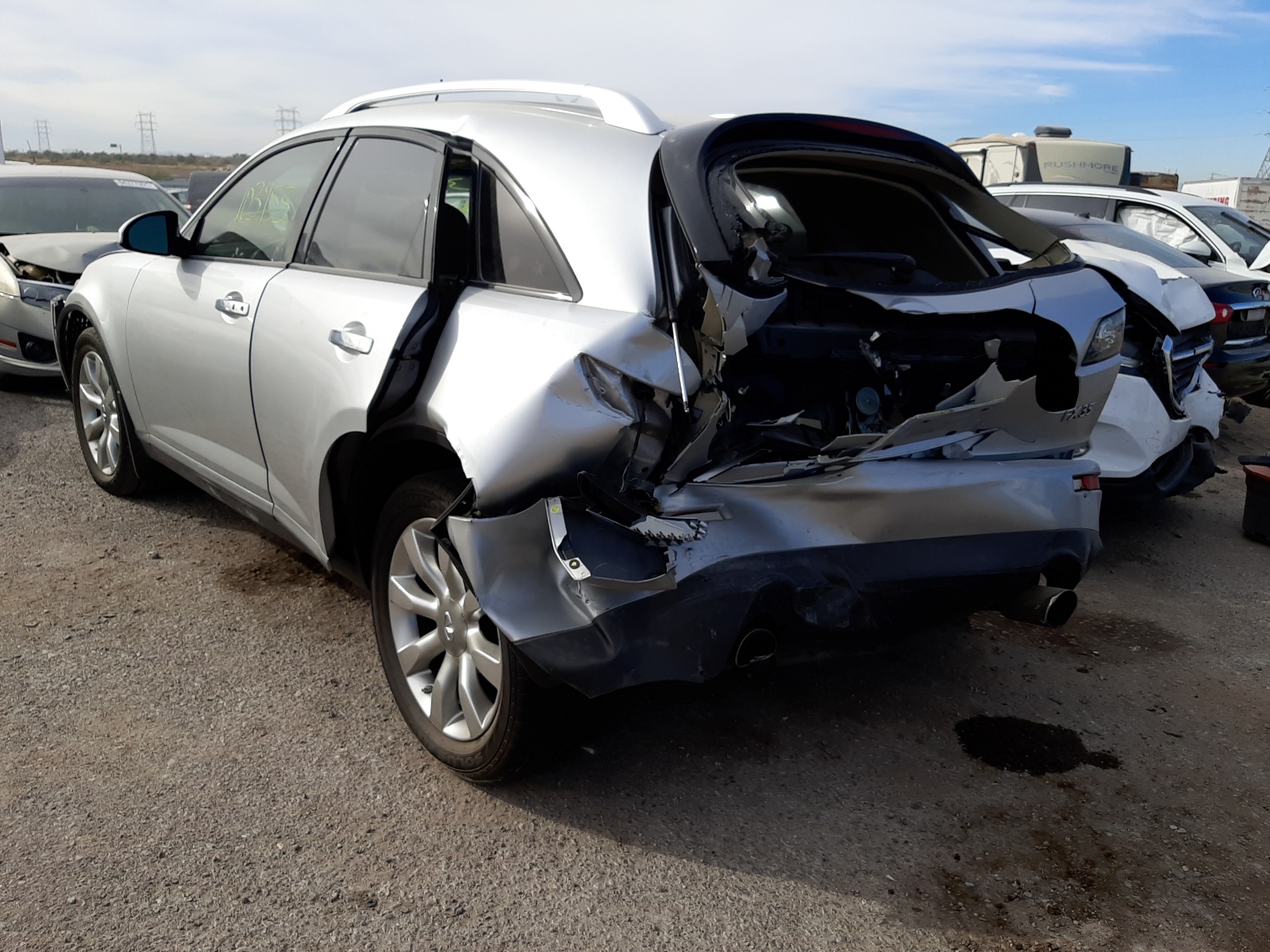 Photo 3 from auction – 2007 INFINITI FX35 with VIN JNRAS08U27X101998