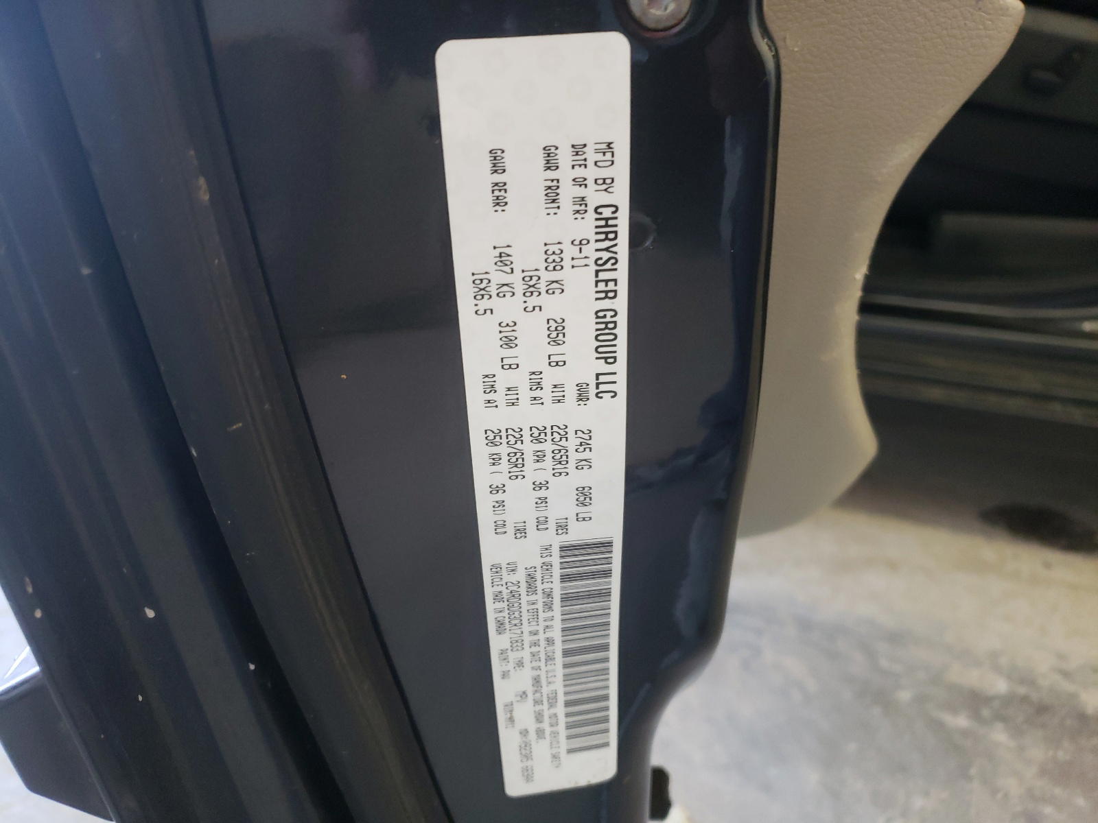 Photo 10 from auction – 2012 DODGE CARAVAN with VIN 2C4RDGDG3CR171833