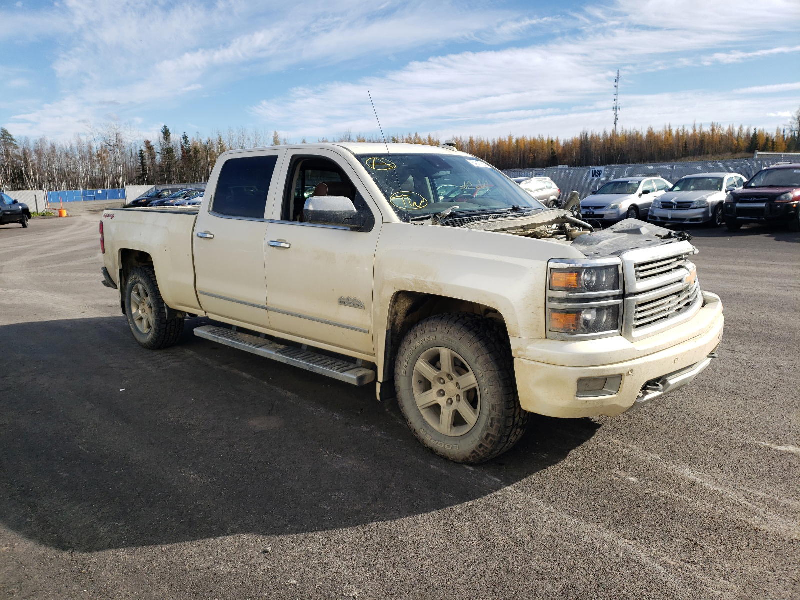 CHEVROLET SILVERADO 2015 with VIN 3GCUKTEJ2FG393700 - Photo from auction