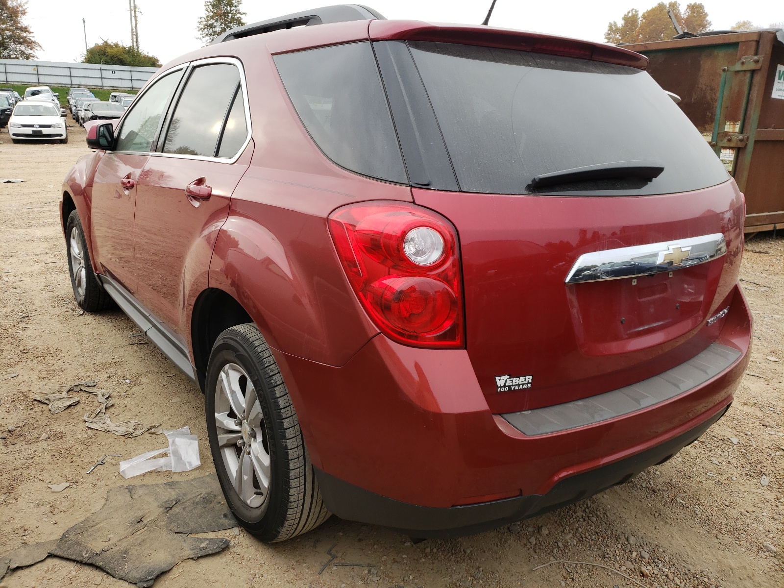 Photo 3 from auction – 2013 CHEVROLET EQUINOX LT with VIN 2GNALDEK3D1163515