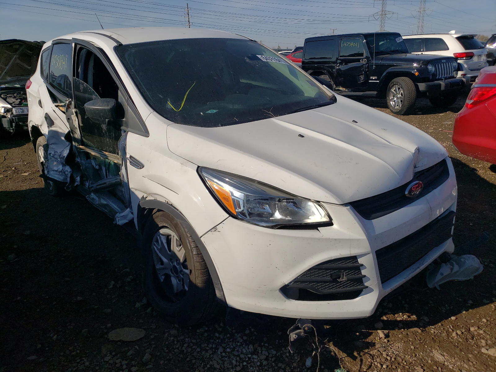 FORD ESCAPE S 2015 with VIN 1FMCU0F76FUC41001 - Photo from auction