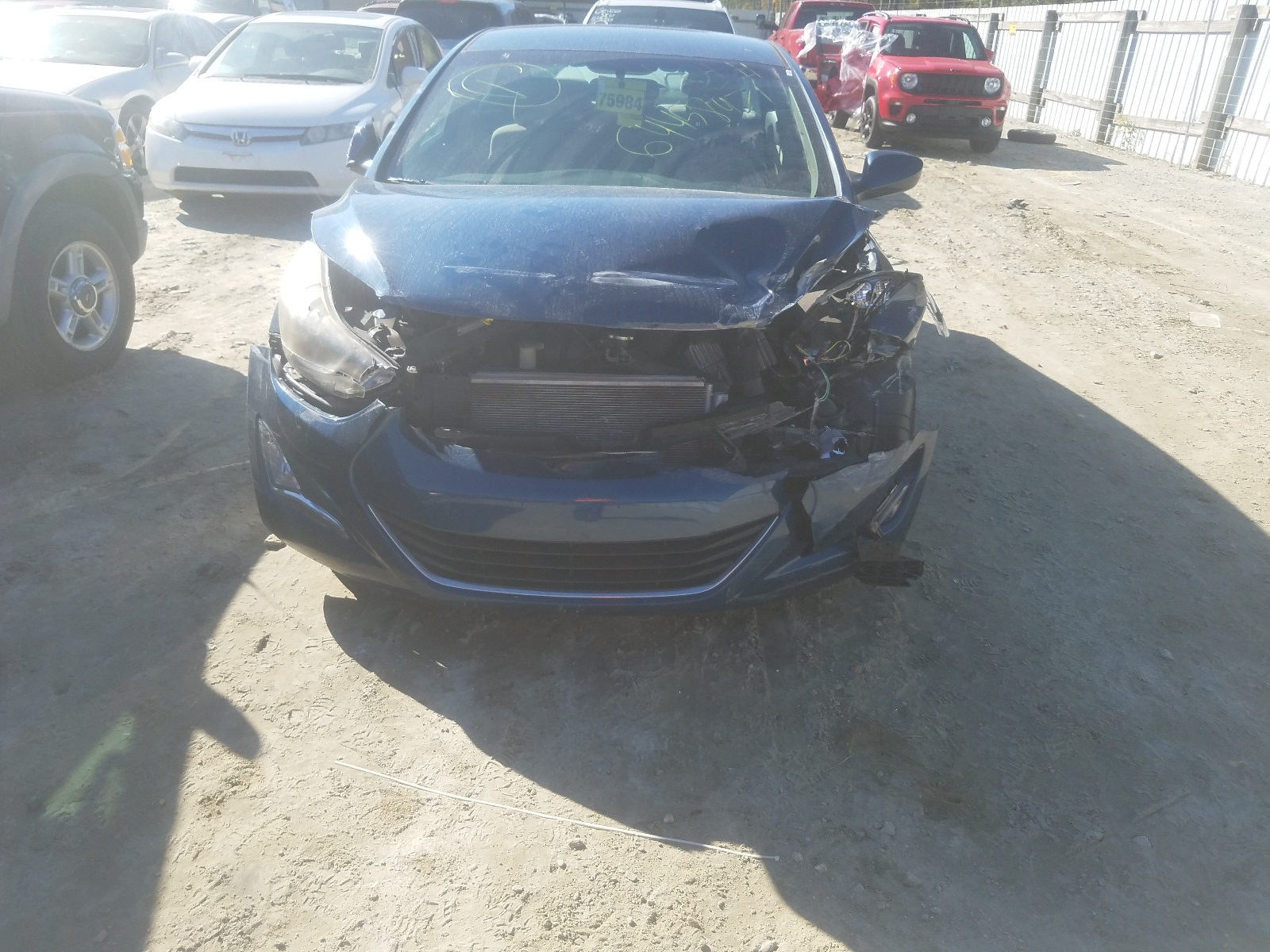 Photo 9 from auction – 2014 HYUNDAI ELANTRA with VIN KMHDH4AE4EU160230