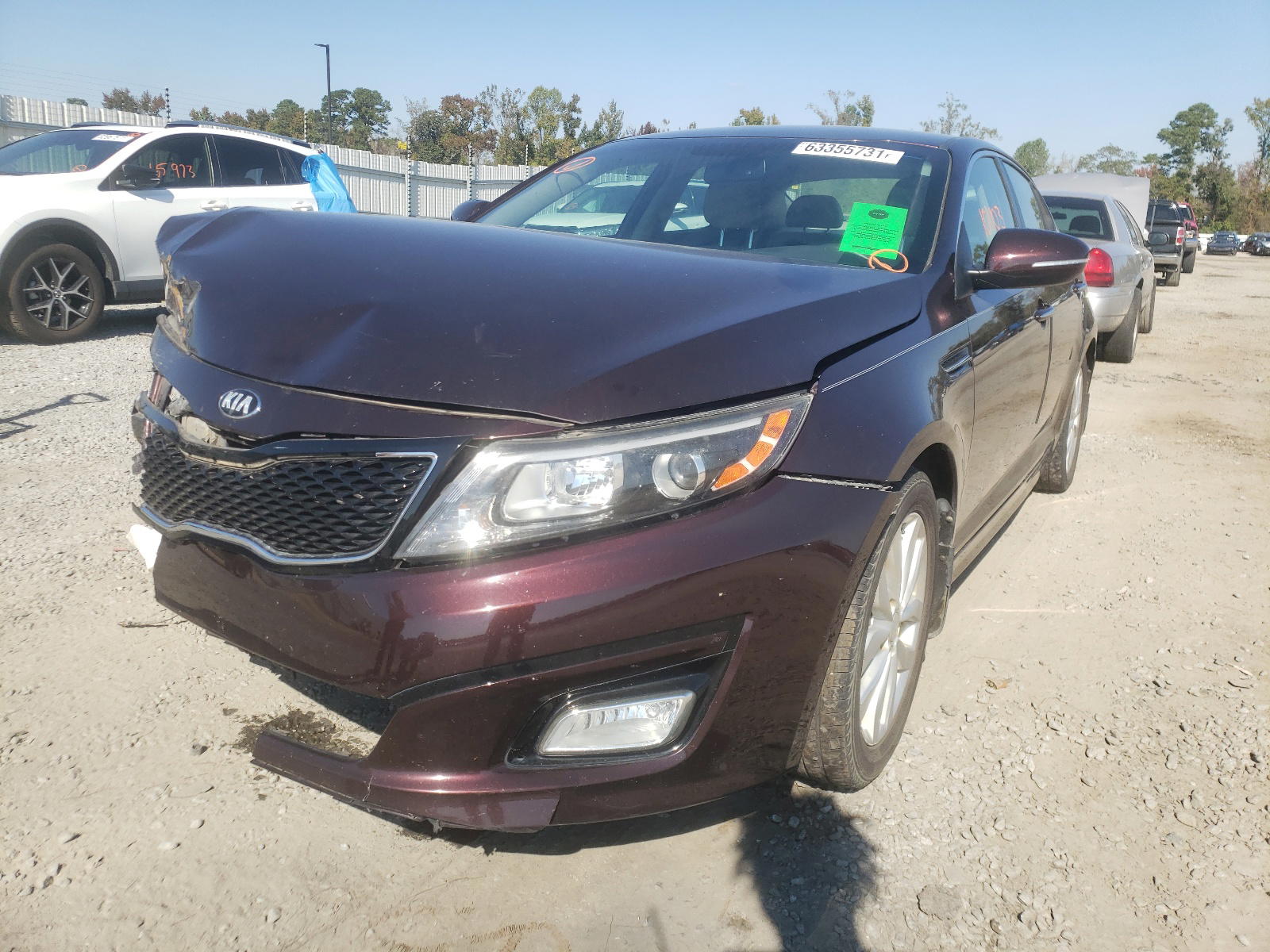 Photo 2 from auction – 2014 KIA OPTIMA EX with VIN 5XXGN4A70EG305071