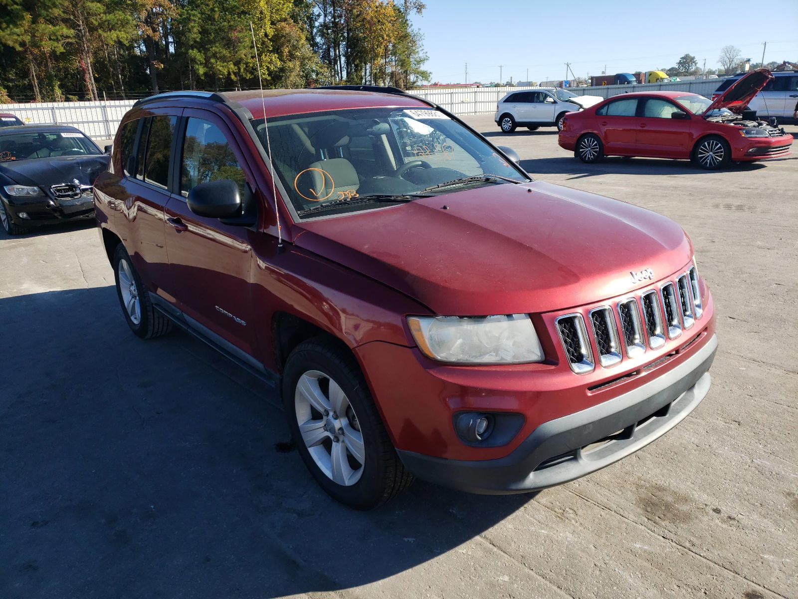 JEEP COMPASS SP 2011 with VIN 1J4NT1FB9BD189295 - Photo from auction