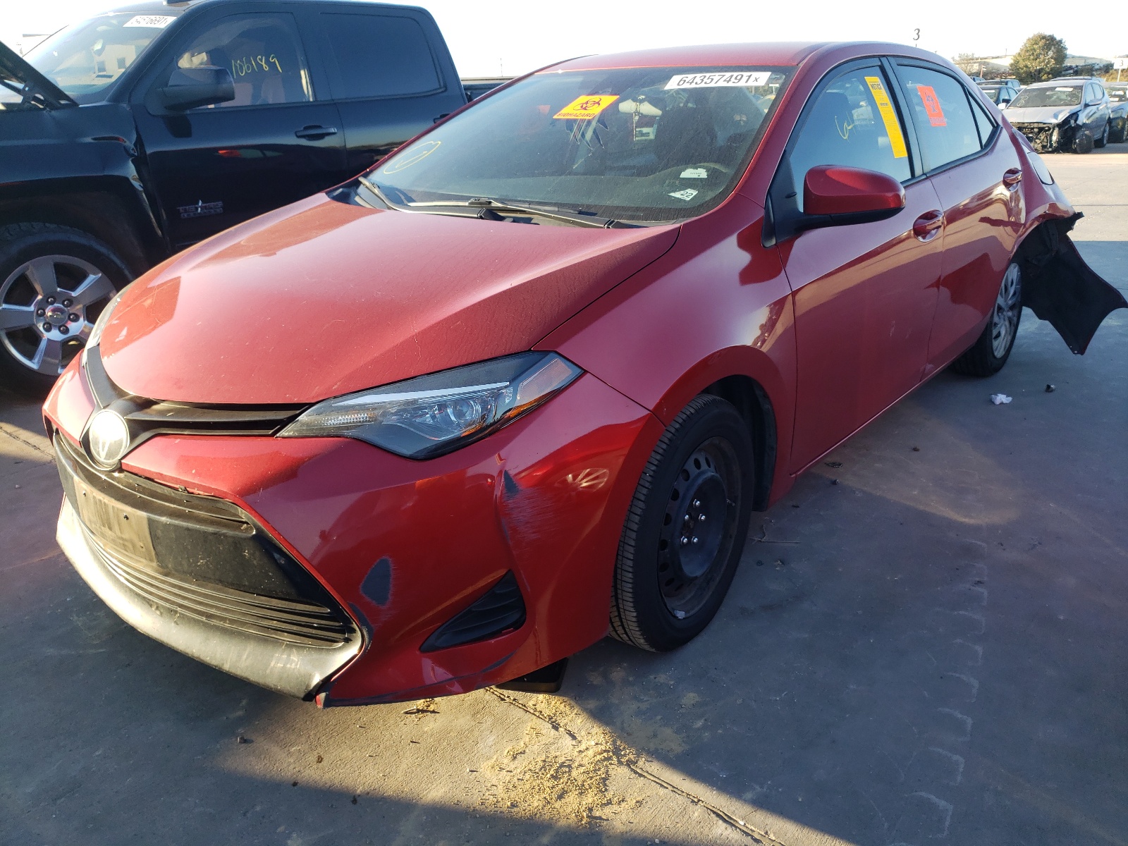 Photo 2 from auction – 2019 TOYOTA COROLLA L with VIN 5YFBURHE2KP879480