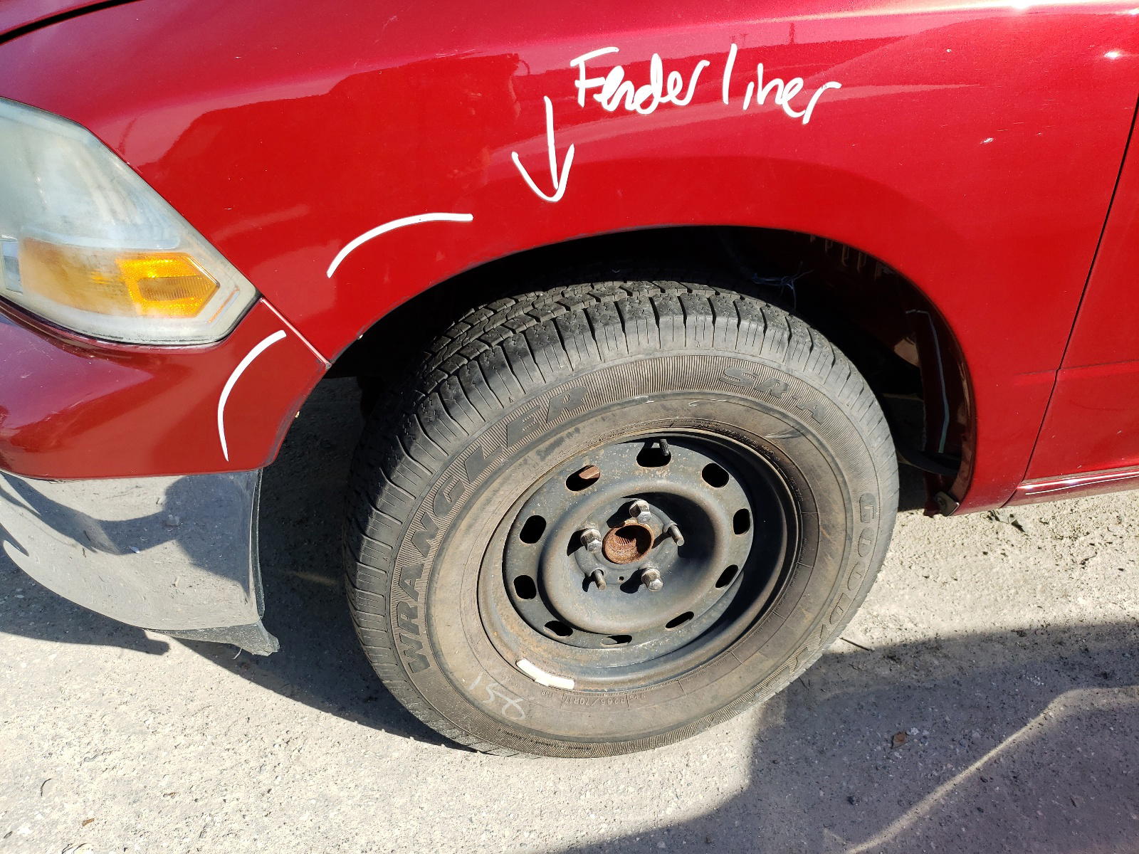 Photo 19 from auction – 2010 DODGE RAM 1500 with VIN 1D7RB1GP7AS228597