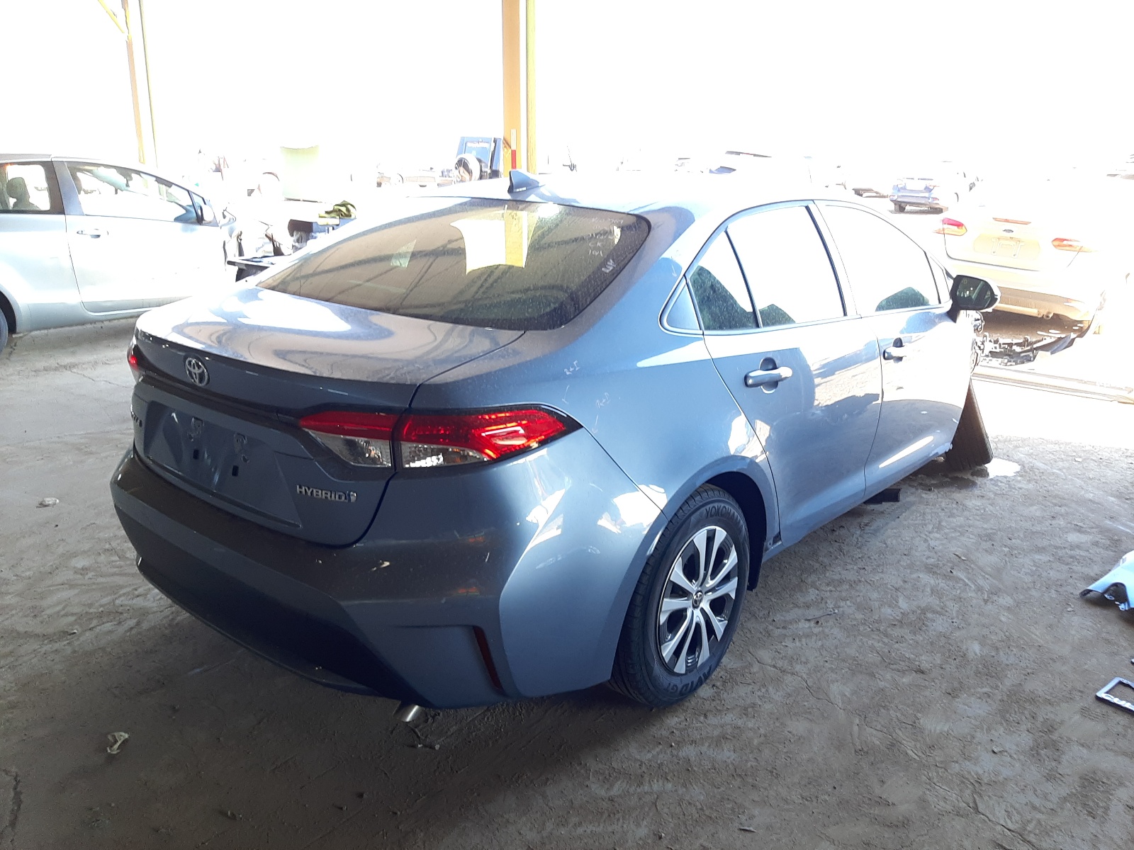 Photo 4 from auction – 2021 TOYOTA COROLLA LE with VIN JTDEAMDE3MJ019013
