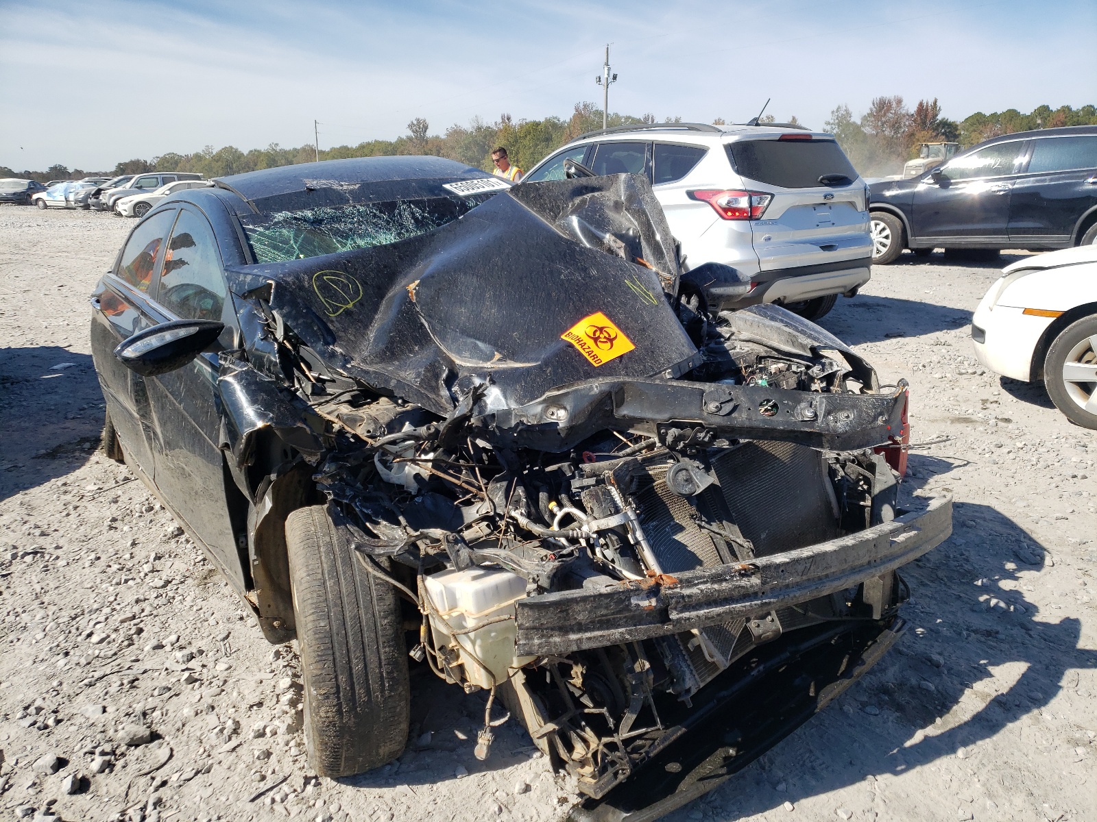 Photo 1 from auction – 2013 HYUNDAI SONATA SE with VIN 5NPEC4ACXDH576653