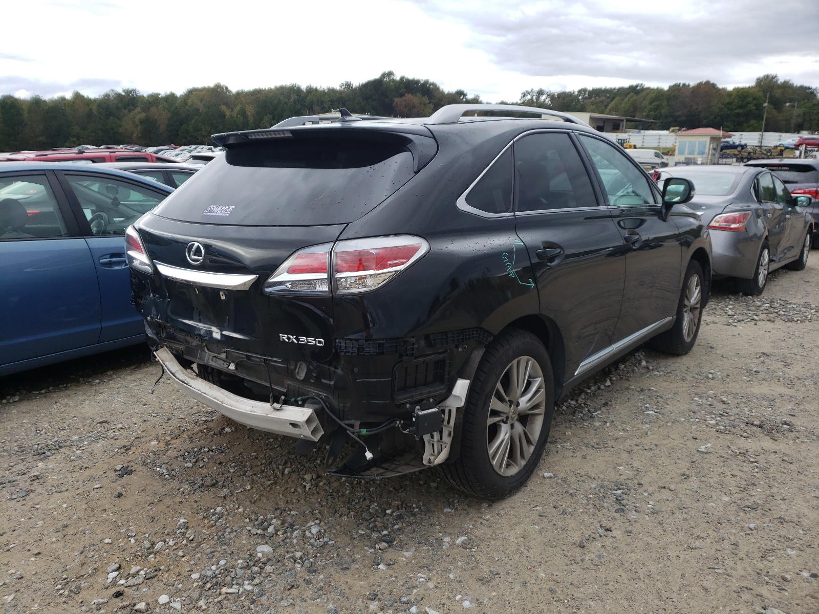 Photo 4 from auction – 2013 LEXUS RX 350 BAS with VIN 2T2BK1BA6DC170546