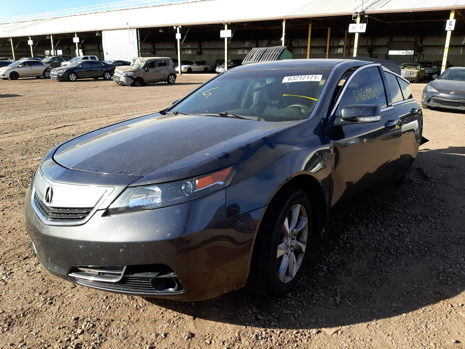 Photo 2 from auction – 2013 ACURA TL TECH with VIN 19UUA8F58DA005061