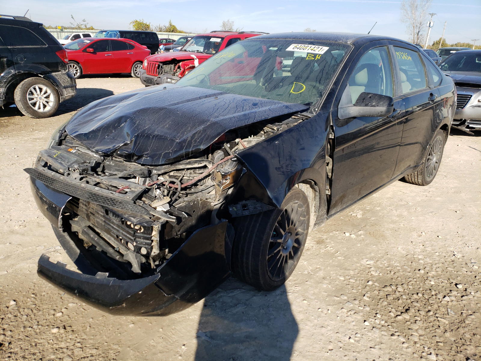 Photo 2 from auction – 2011 FORD FOCUS SES with VIN 1FAHP3GNXBW151600