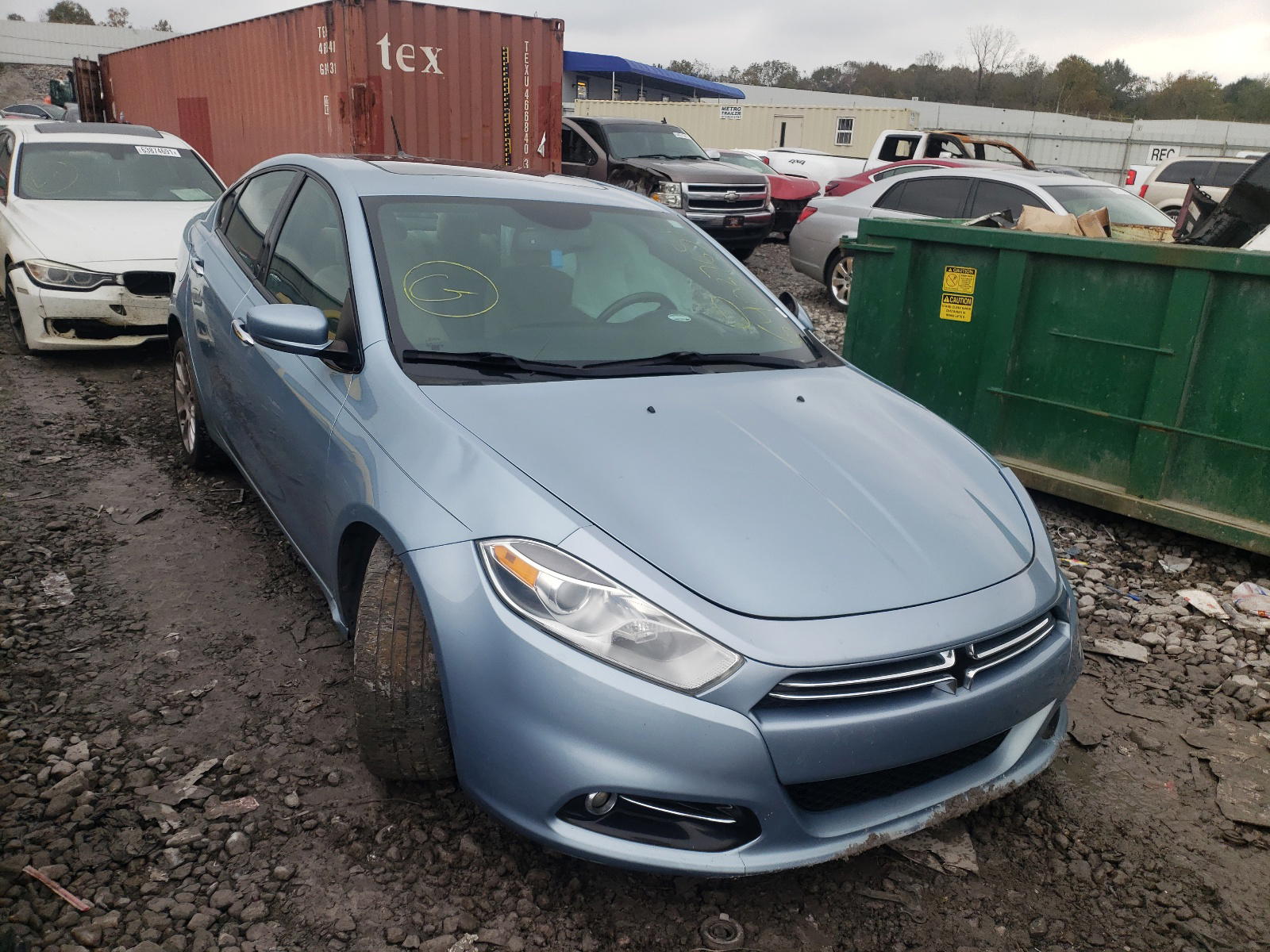 DODGE DART LIMIT 2013 with VIN 1C3CDFCA9DD310112 - Photo from auction