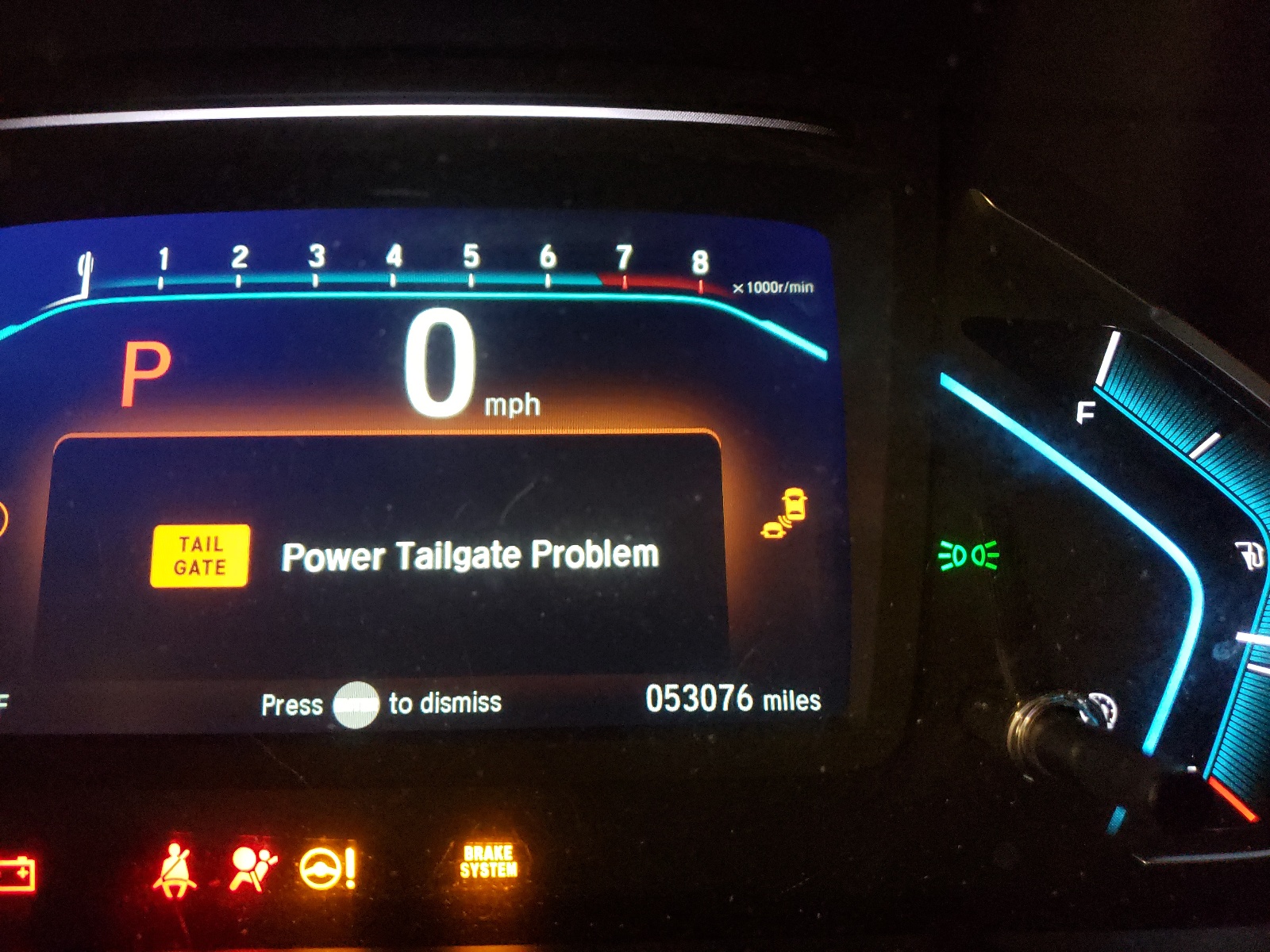 Photo 8 from auction – 2018 HONDA ODYSSEY EX with VIN 5FNRL6H70JB021016