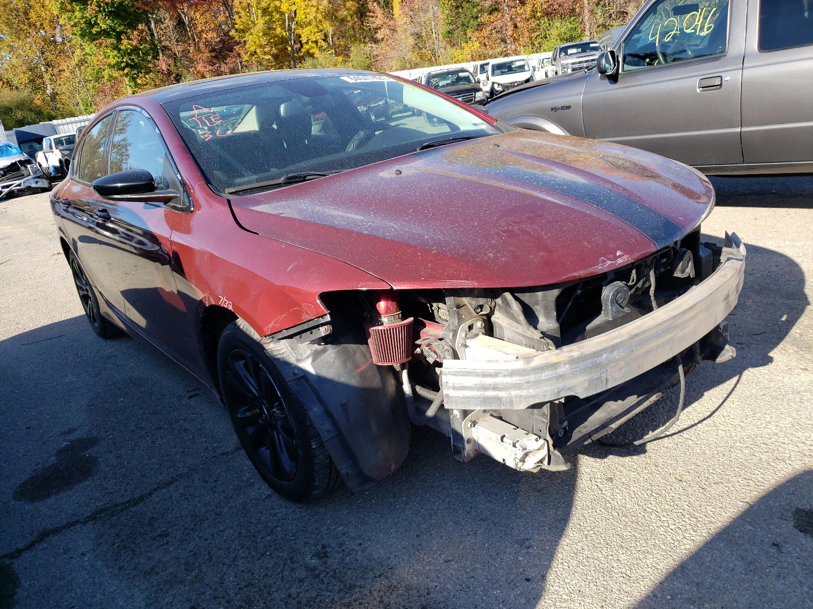 CHRYSLER 200 LIMITE 2015 with VIN 1C3CCCAB3FN657543 - Photo from auction