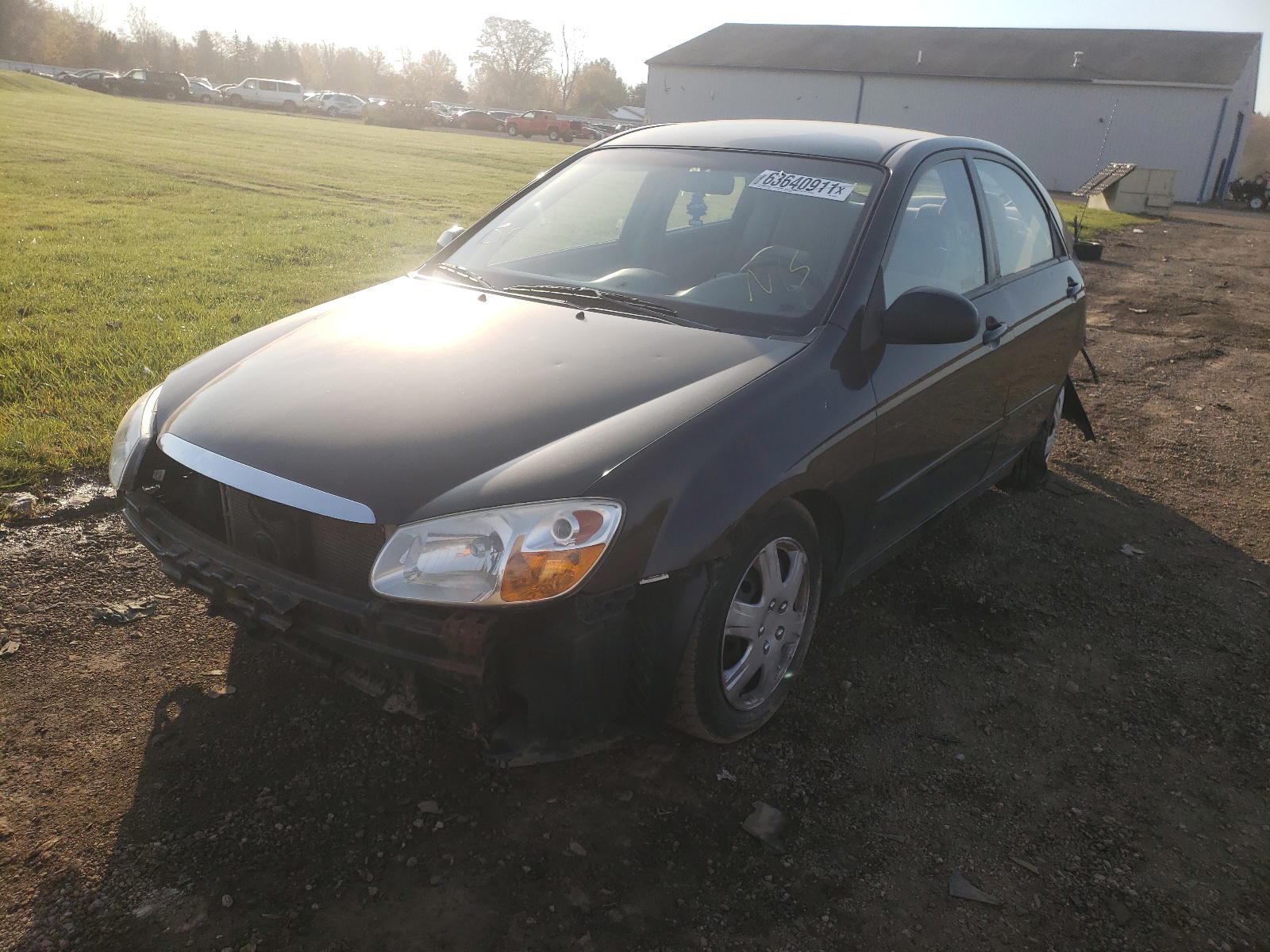 Photo 2 from auction – 2008 KIA SPECTRA EX with VIN KNAFE121285583299