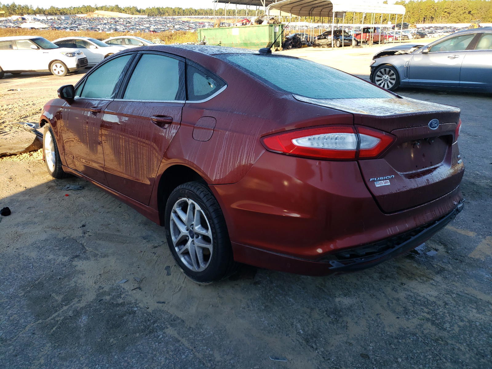 Photo 3 from auction – 2014 FORD FUSION SE with VIN 3FA6P0HD7ER190020