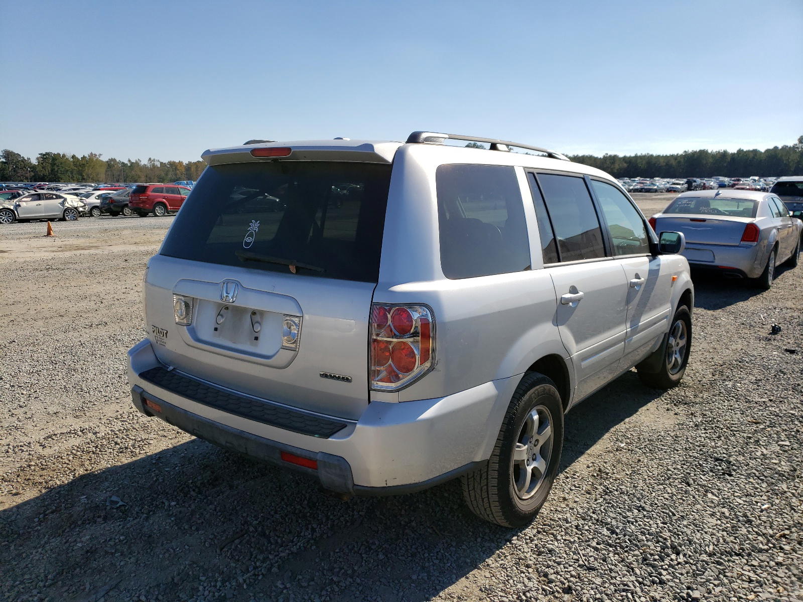 Photo 4 from auction – 2008 HONDA PILOT SE with VIN 5FNYF183X8B053839