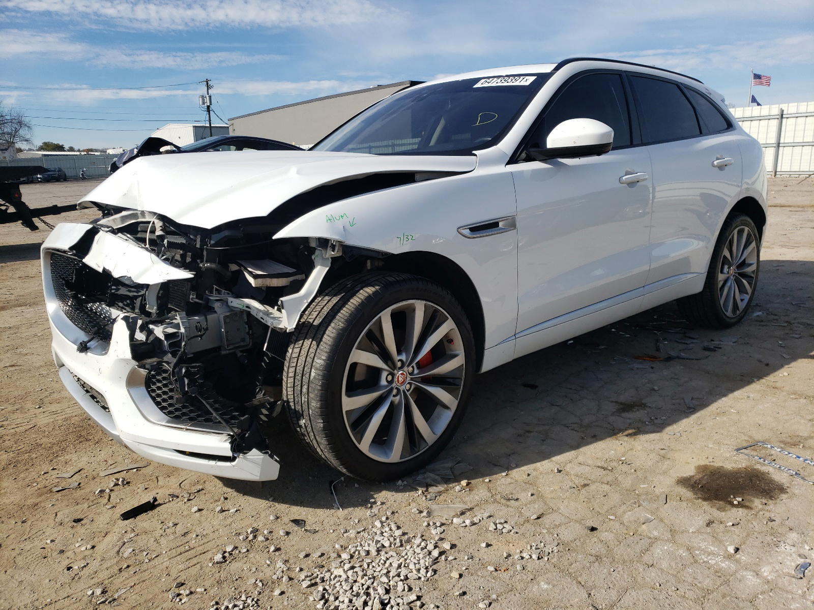 Photo 2 from auction – 2017 JAGUAR F-PACE S with VIN SADCM2BVXHA097448
