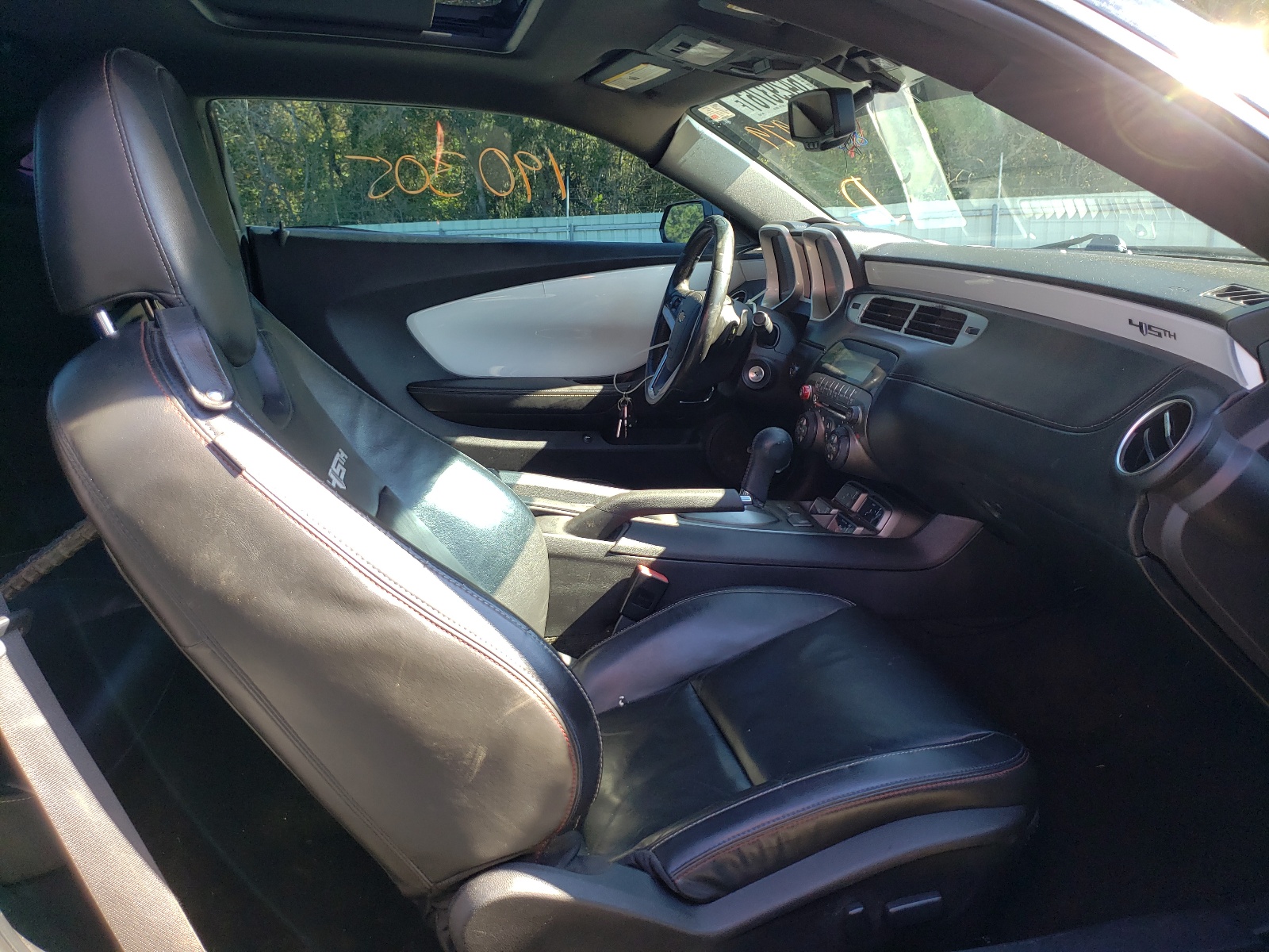 Photo 5 from auction – 2012 CHEVROLET CAMARO LT with VIN 2G1FC1E3XC9116979