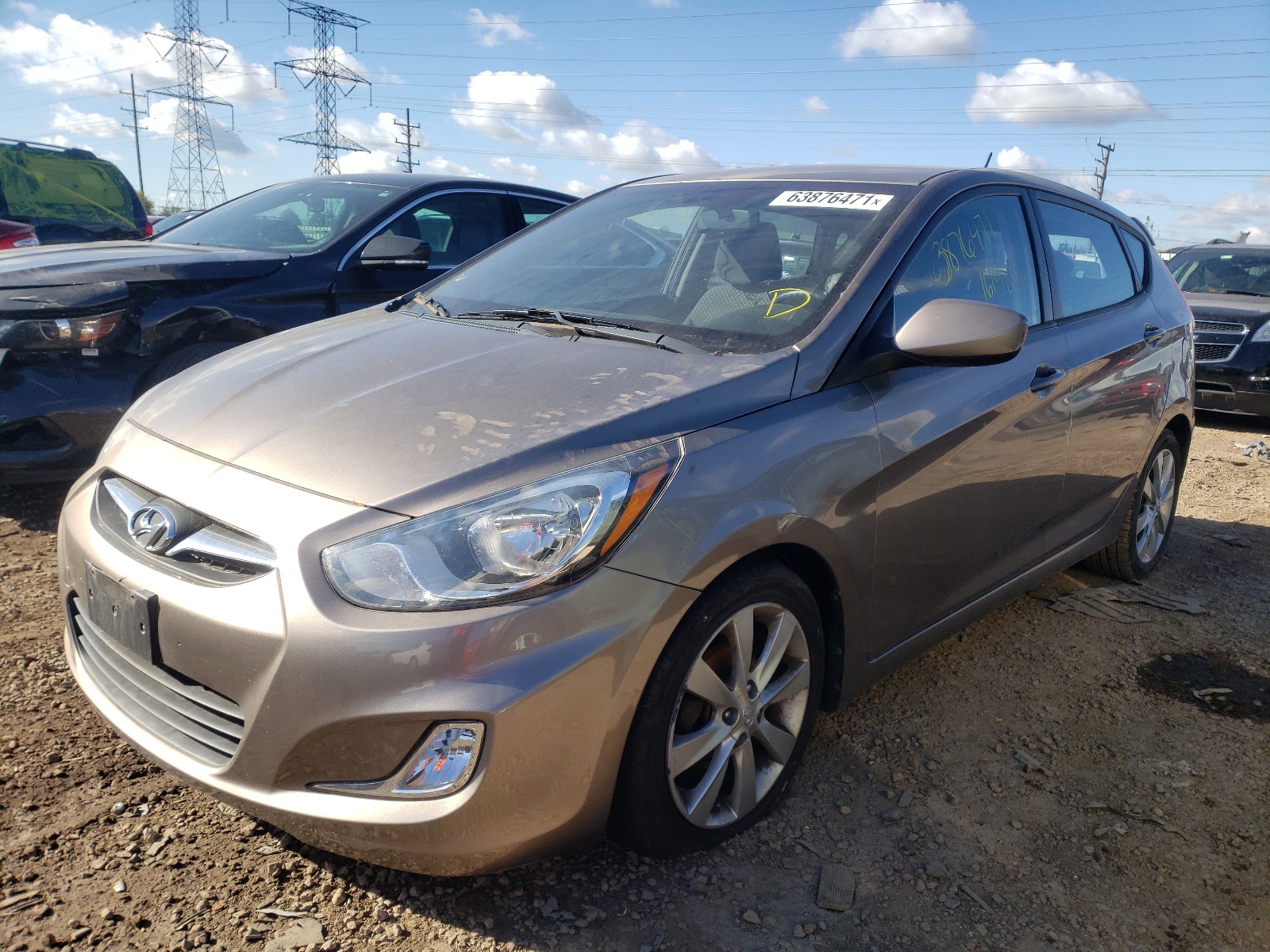 Photo 2 from auction – 2012 HYUNDAI ACCENT GLS with VIN KMHCU5AE5CU006233