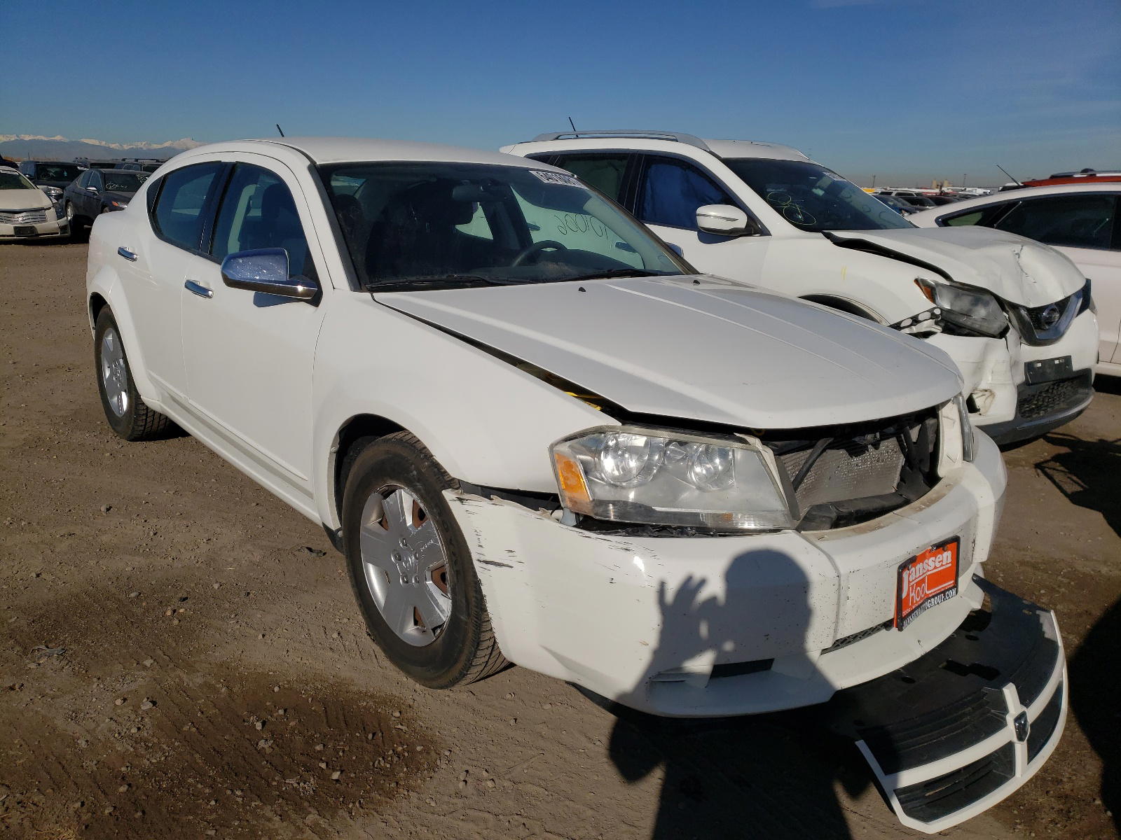 DODGE AVENGER SX 2010 with VIN 1B3CC4FBXAN167301 - Photo from auction