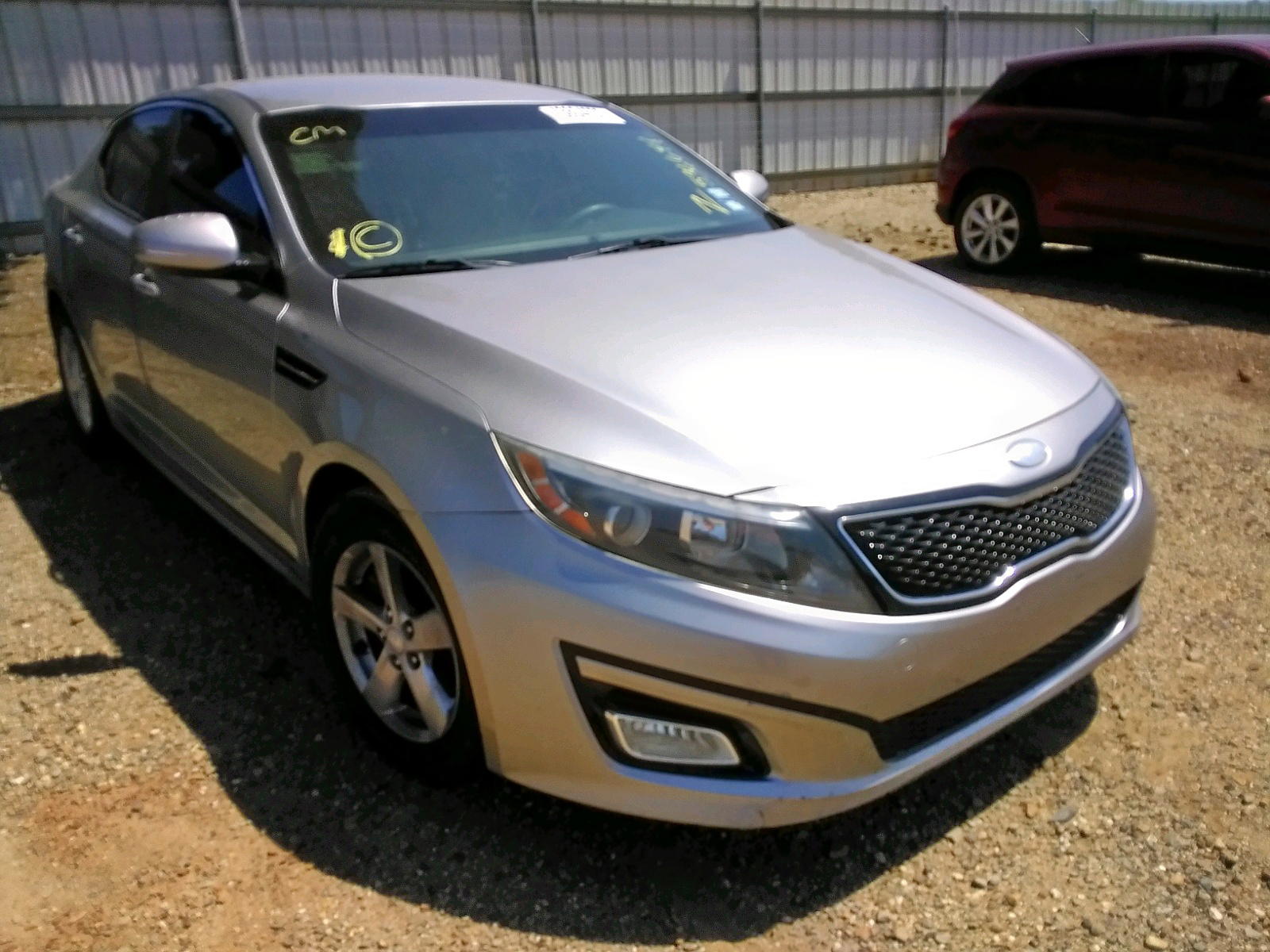 KIA OPTIMA LX 2015 with VIN KNAGM4A70F5536641 - Photo from auction