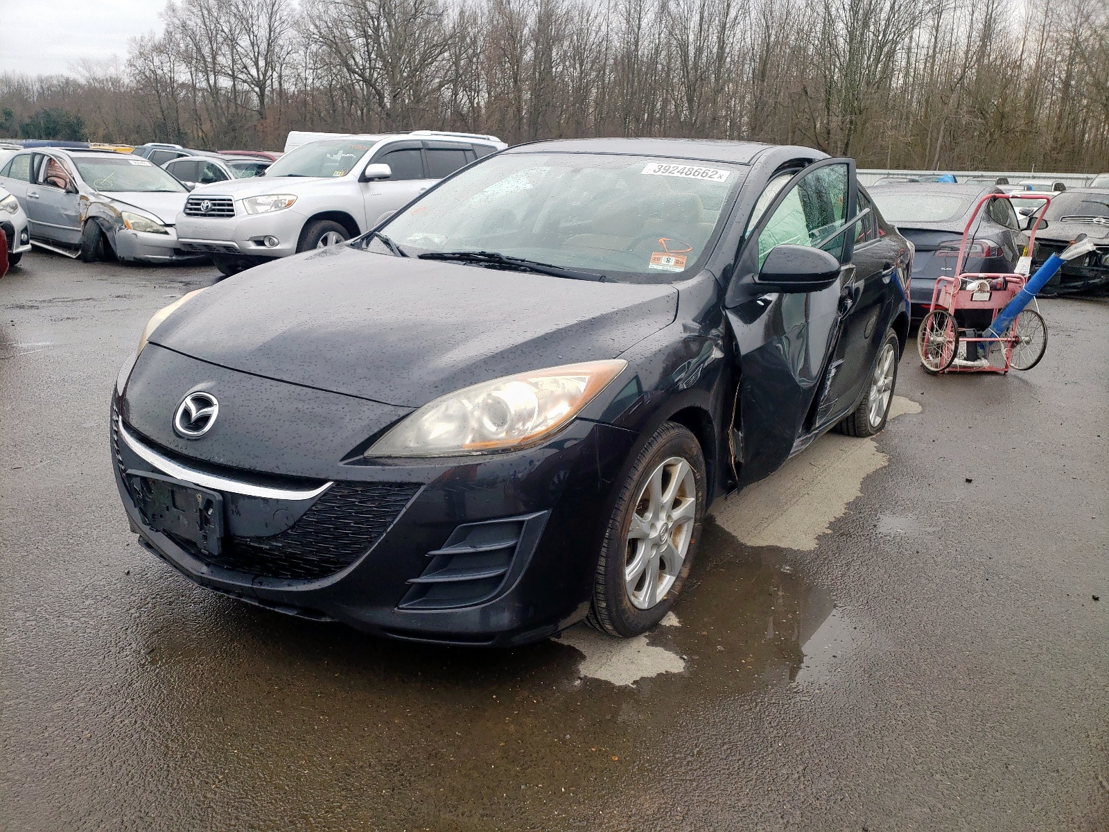 Photo 2 from auction – 2010 MAZDA 3 I with VIN JM1BL1SG9A1166190