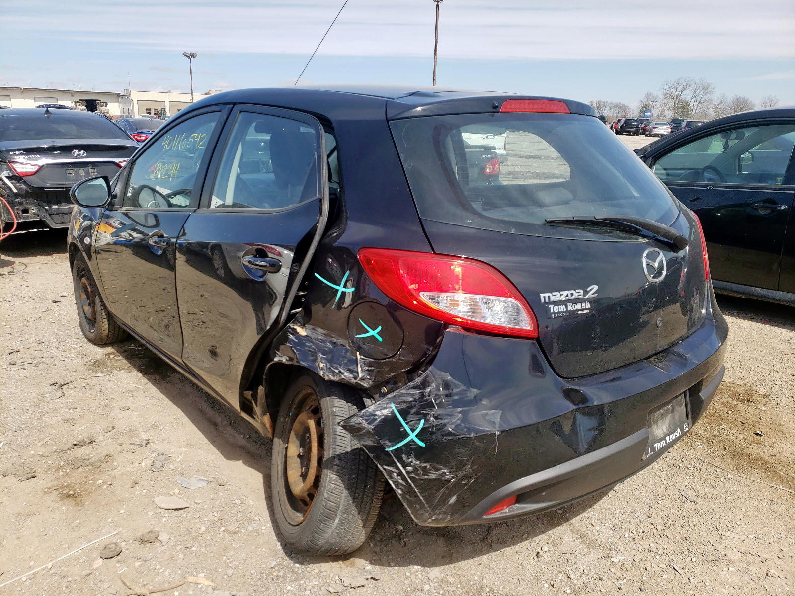 Photo 3 from auction – 2012 MAZDA MAZDA2 with VIN JM1DE1KY4C0140035